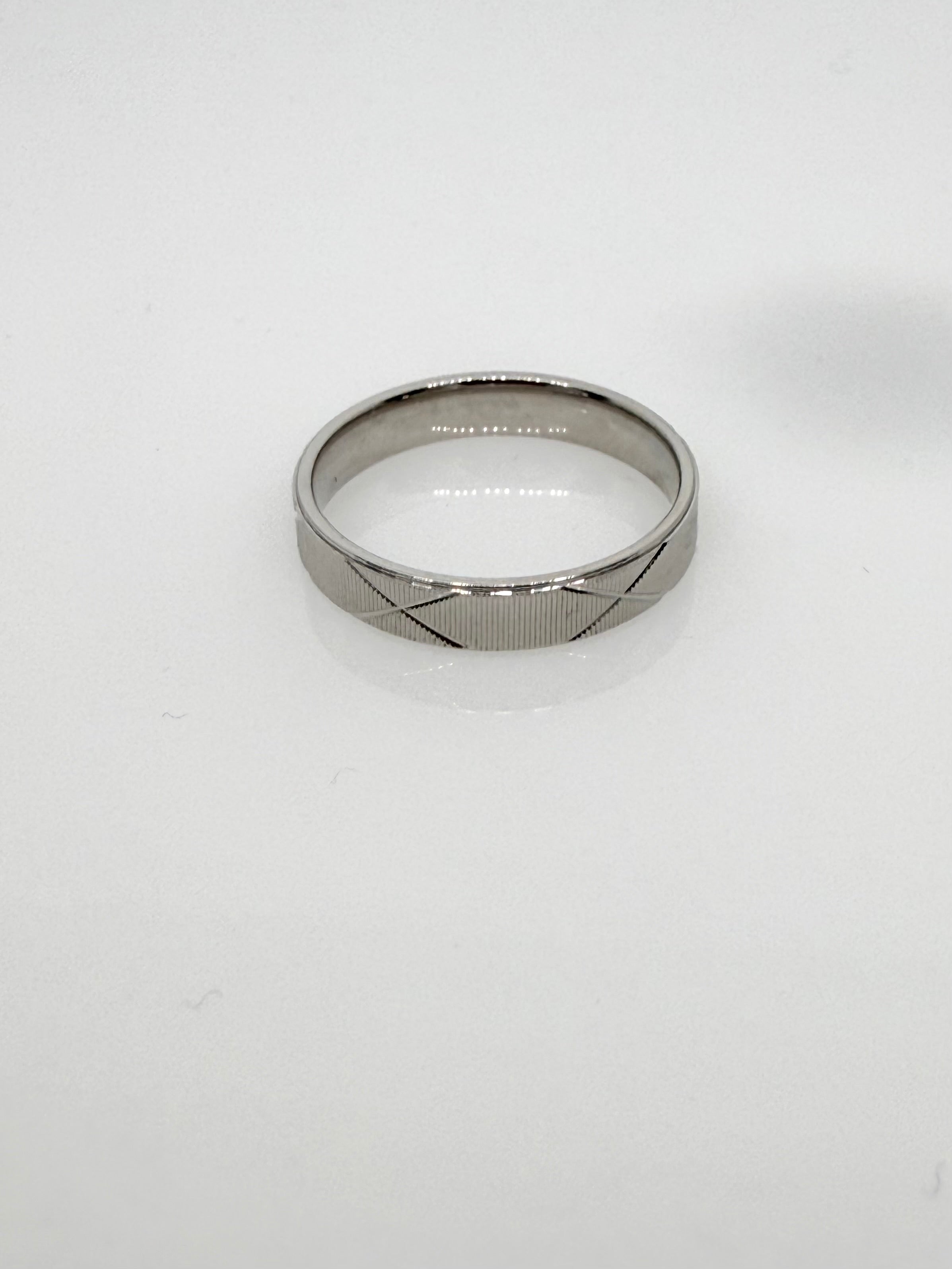 925 Sterling Silver Edge Ring Band | Thumb Ring | For Men | UNISEX