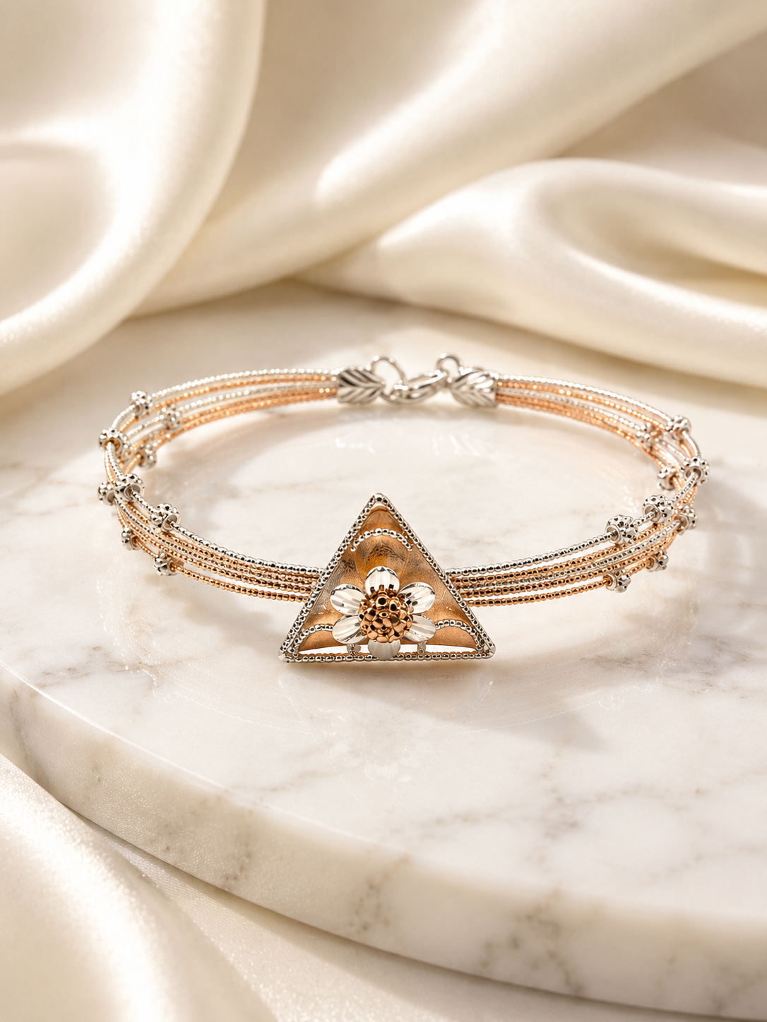 925 Sterling Silver Blossom Bracelet