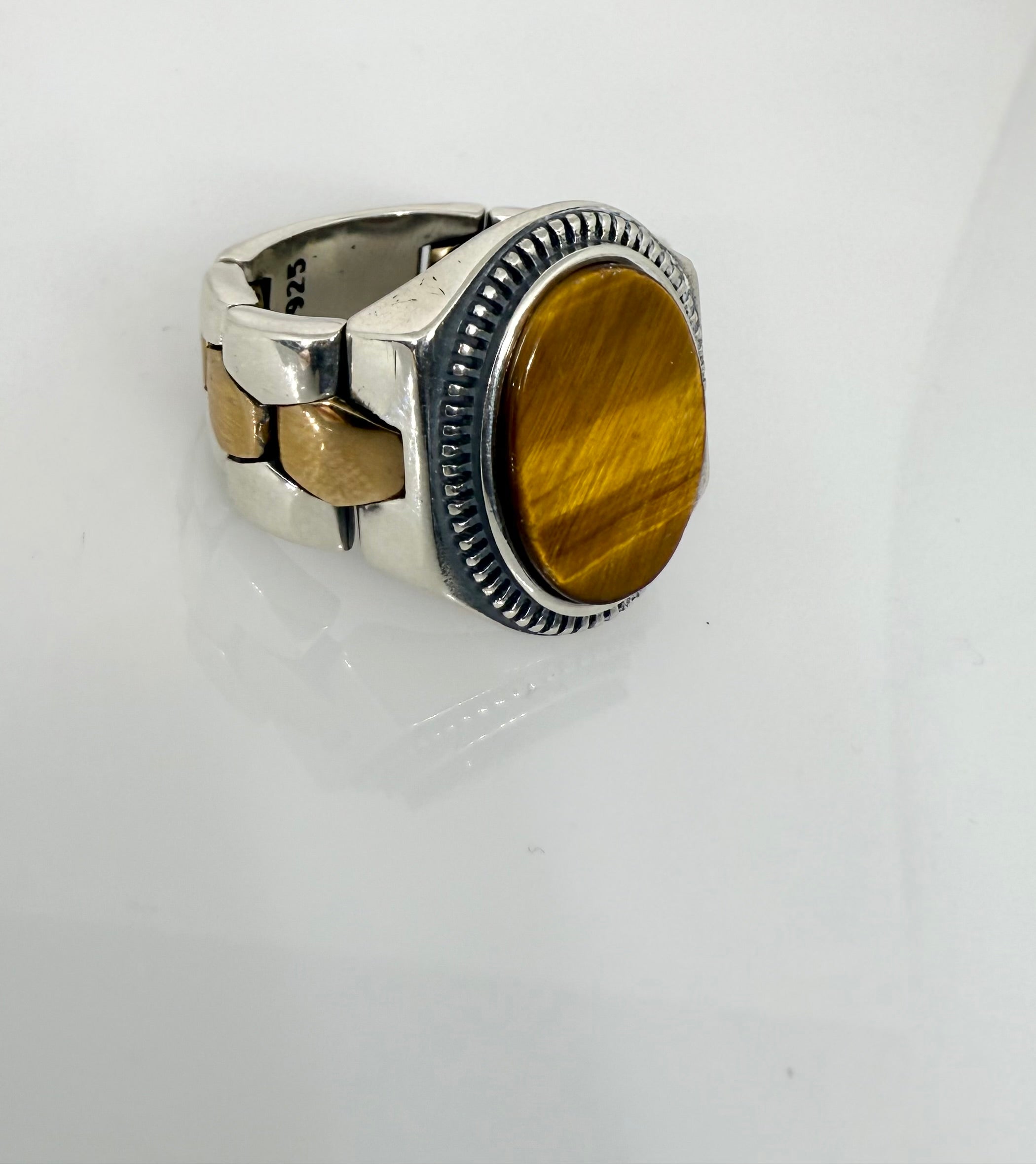 925 Sterling Silver Ring for Men | Anchor Band