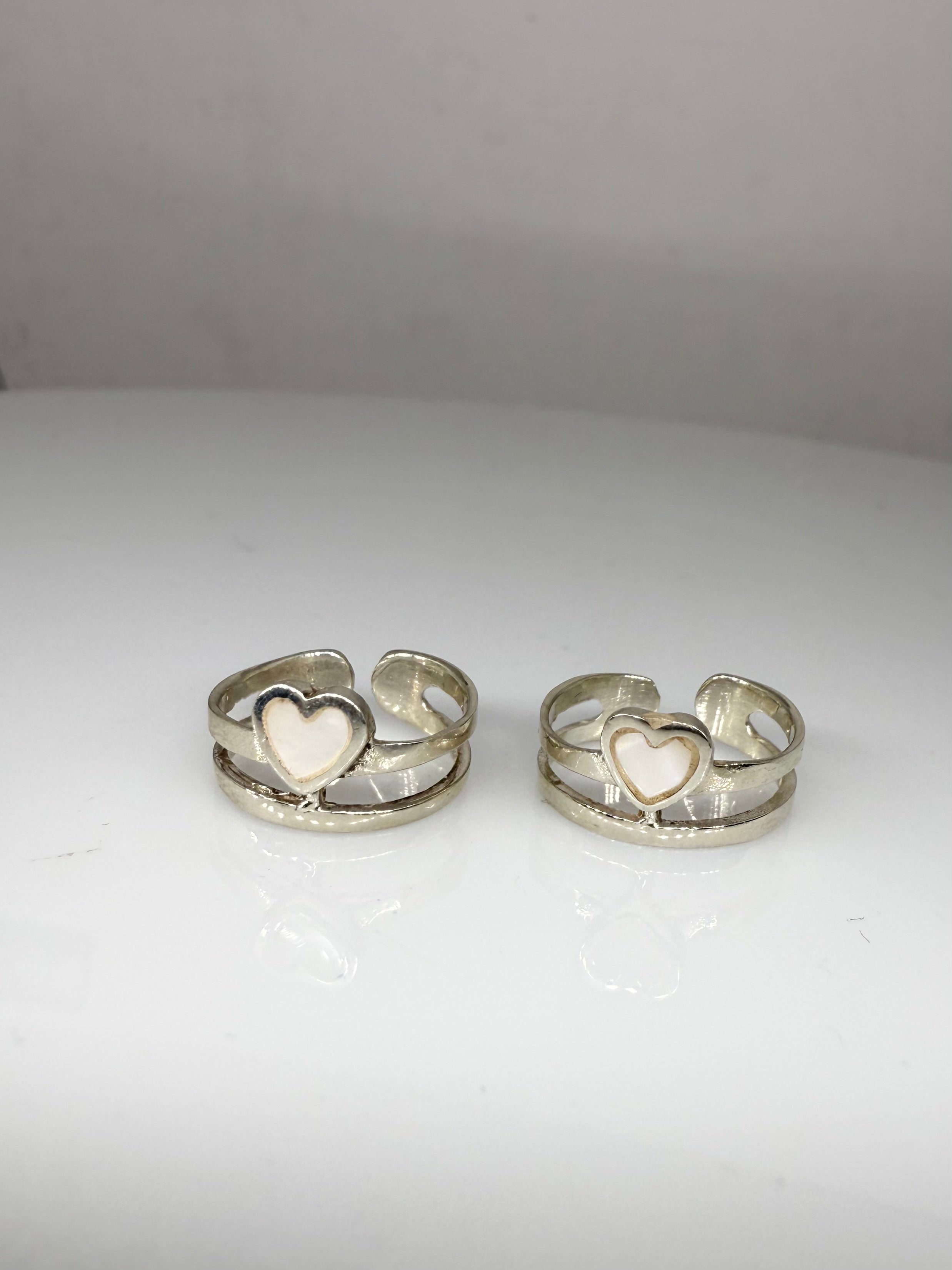 925 Sterling Silver Toe rings (2 rings) | Free Size
