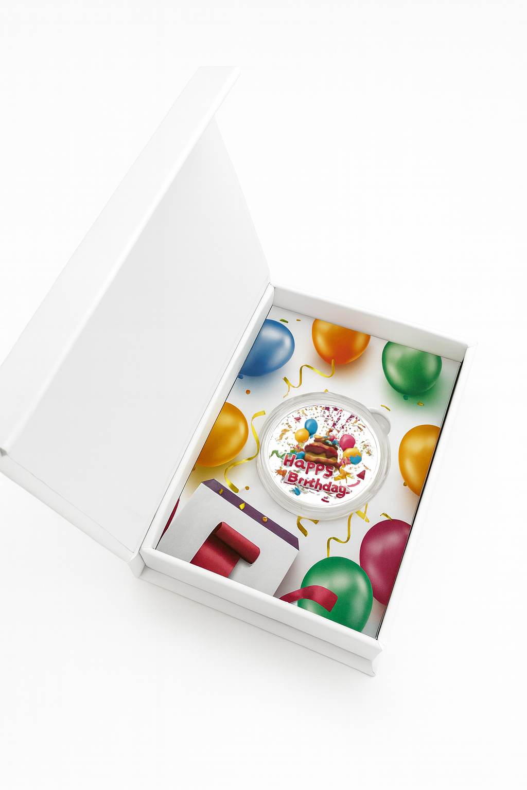 Pure Silver 999 “Happy Birthday” Gift Coin – 20g | Festive Coin Gifting