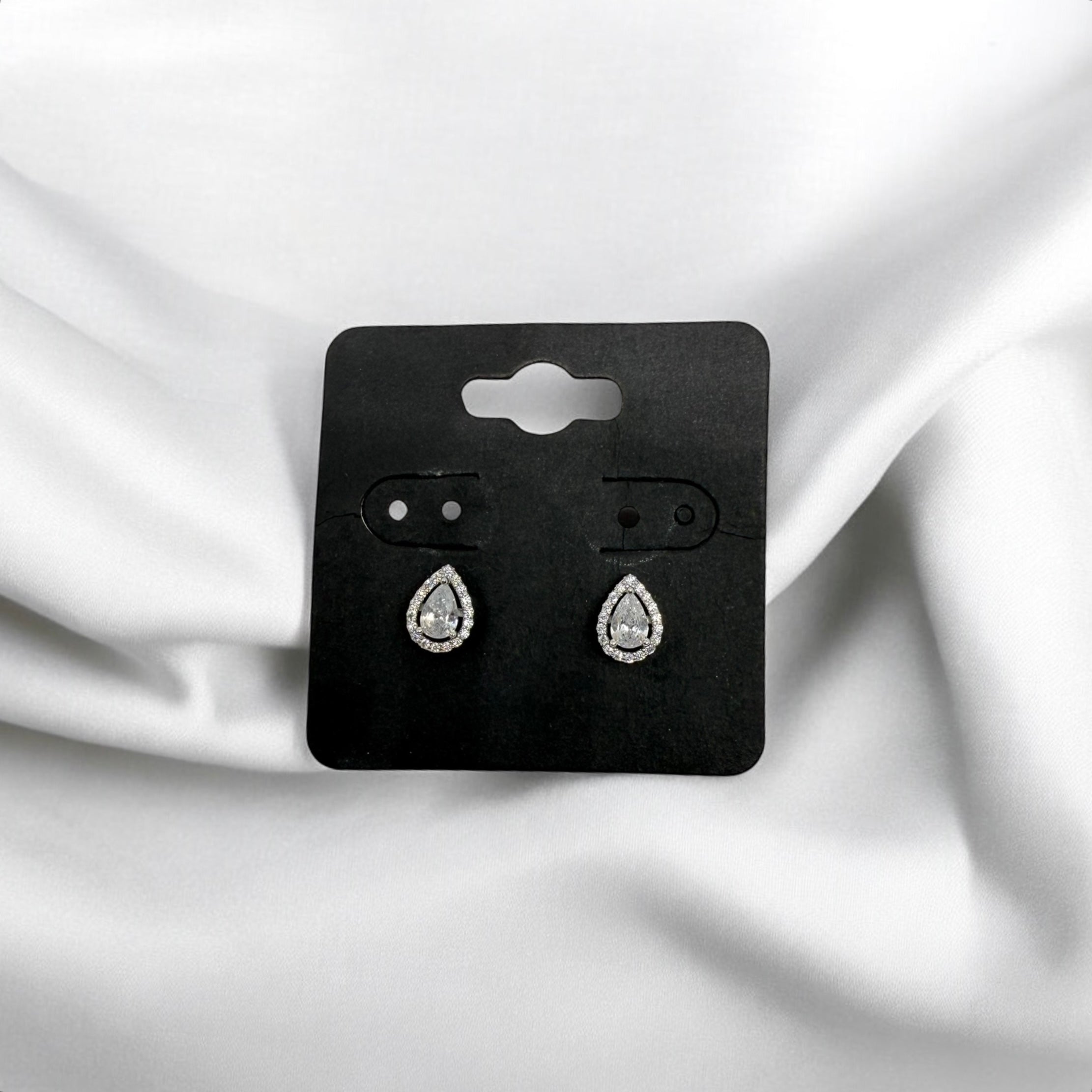 925 Sterling Silver Droplet Studs | Everyday Wear Earrings