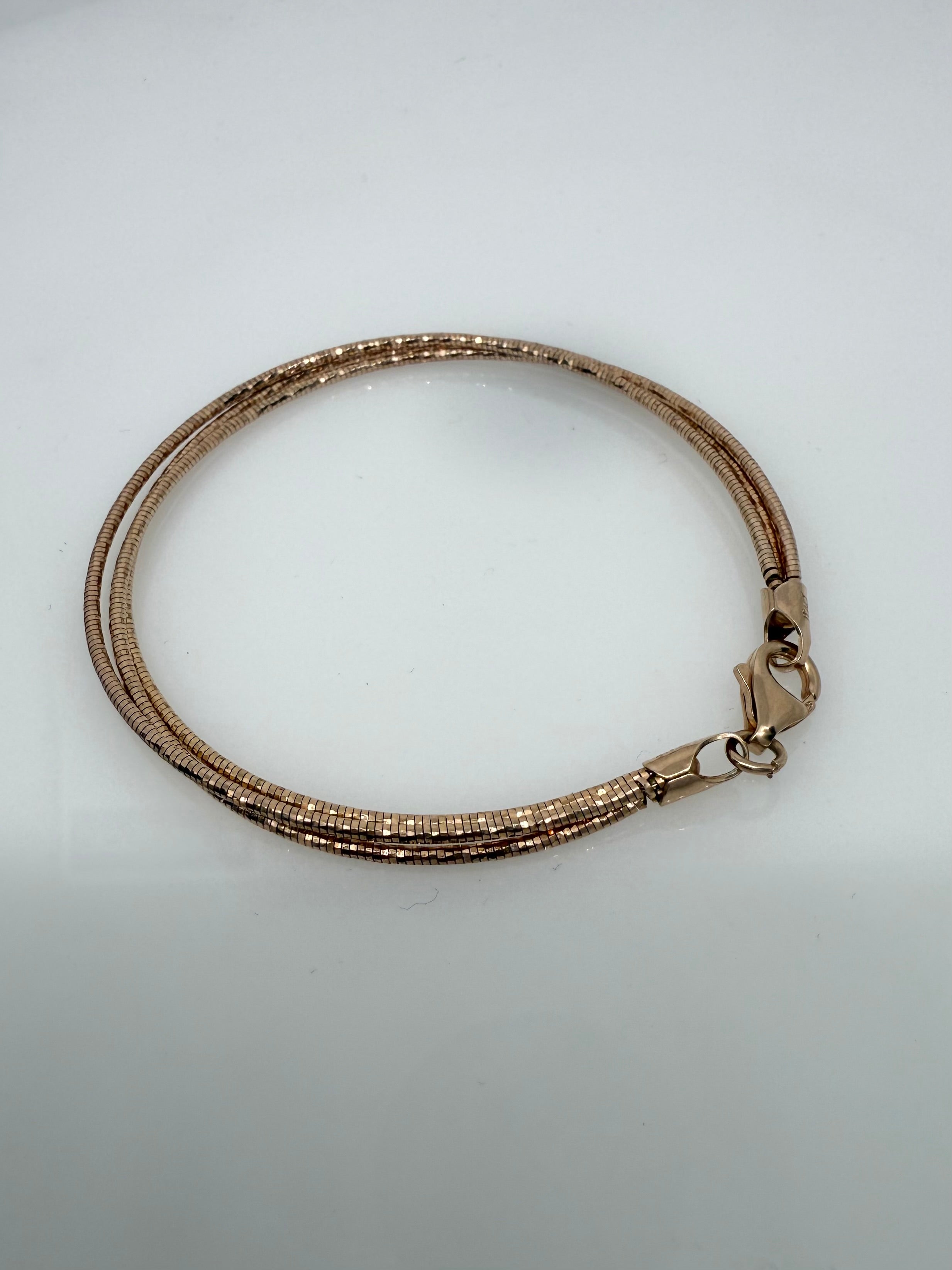 Multi Strand Triple Layer Italian Bracelet | 925 Sterling Silver