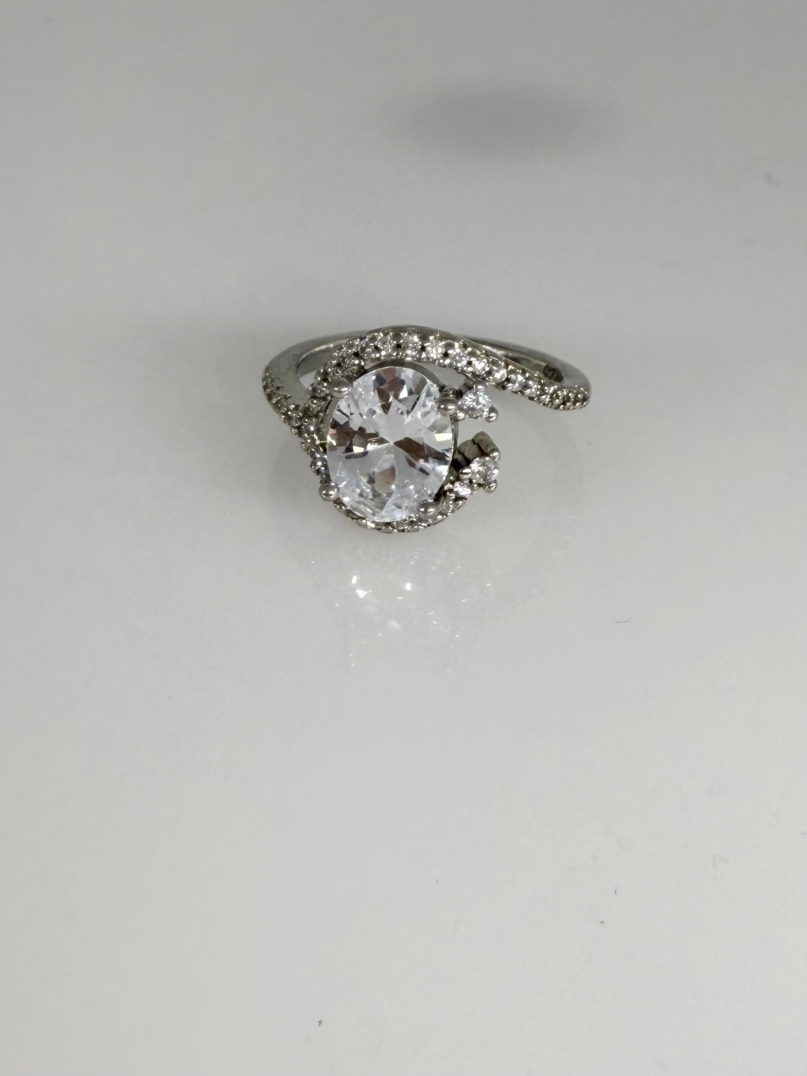 925 Sterling Silver Celestial Spiral Women Ring