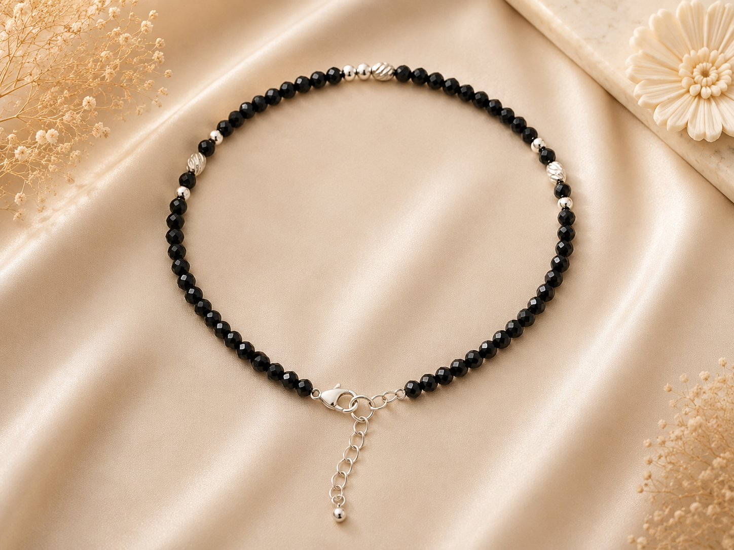 925 Sterling Silver Nazariya Anklet | Single