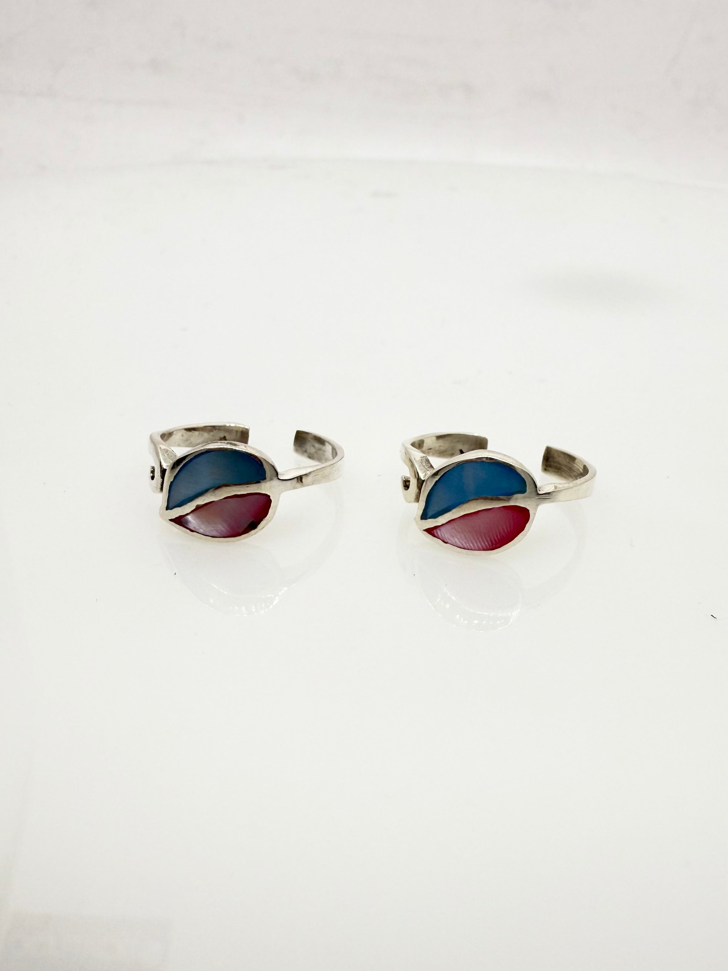 925 Sterling Silver Toe rings (2 rings) | Free size