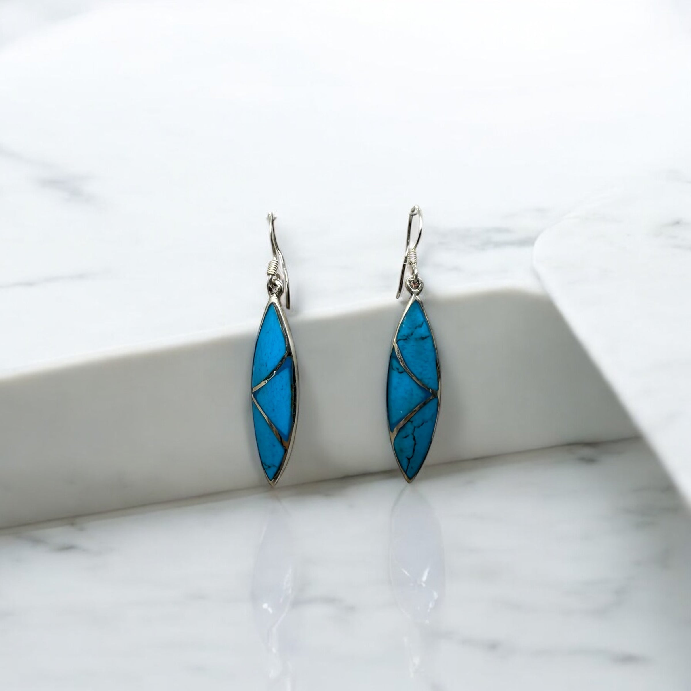 925 Sterling Silver Frost Leaf Earrings | Studs