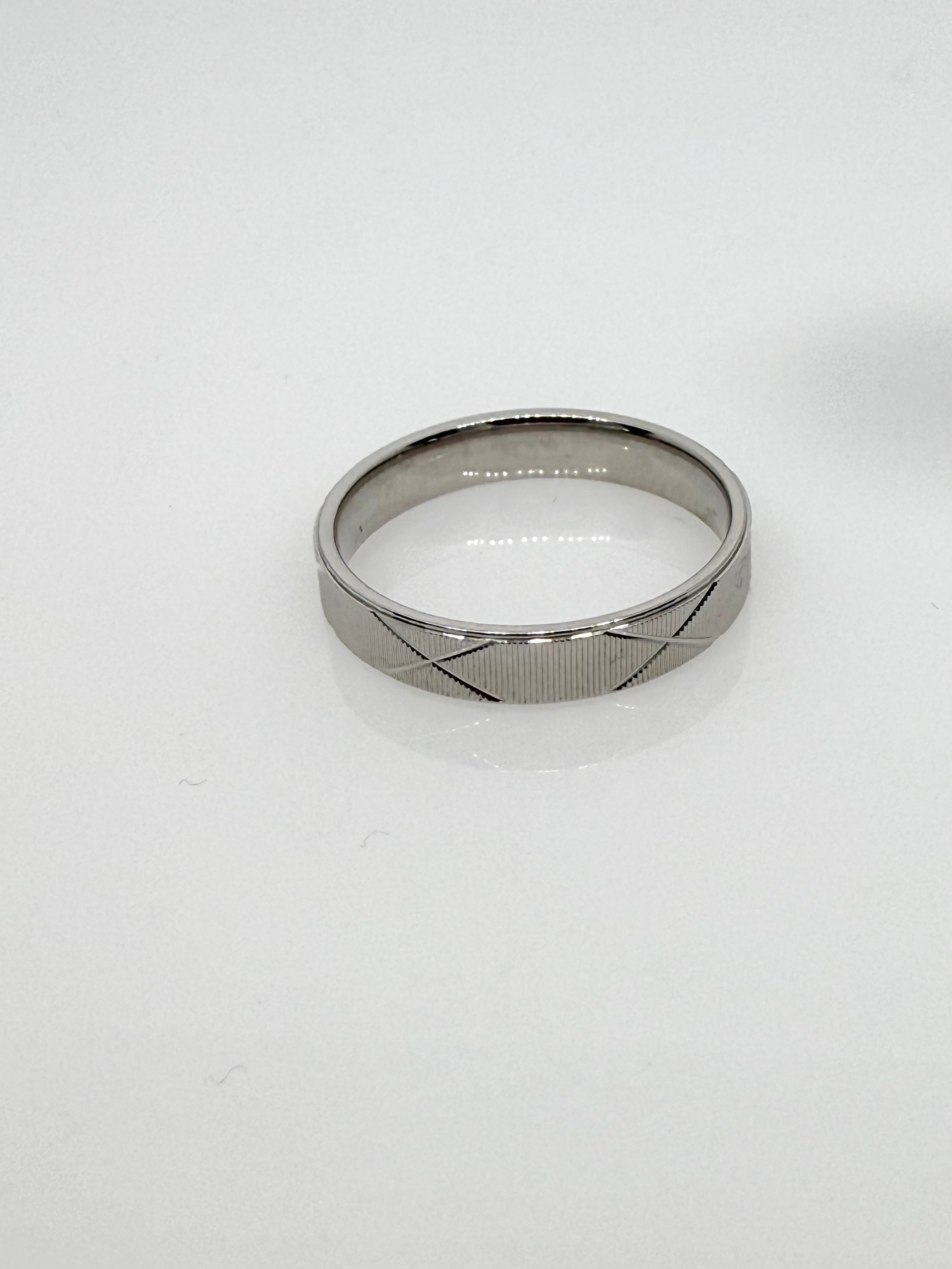 925 Sterling Silver Edge Ring Band | Thumb Ring | For Men | UNISEX