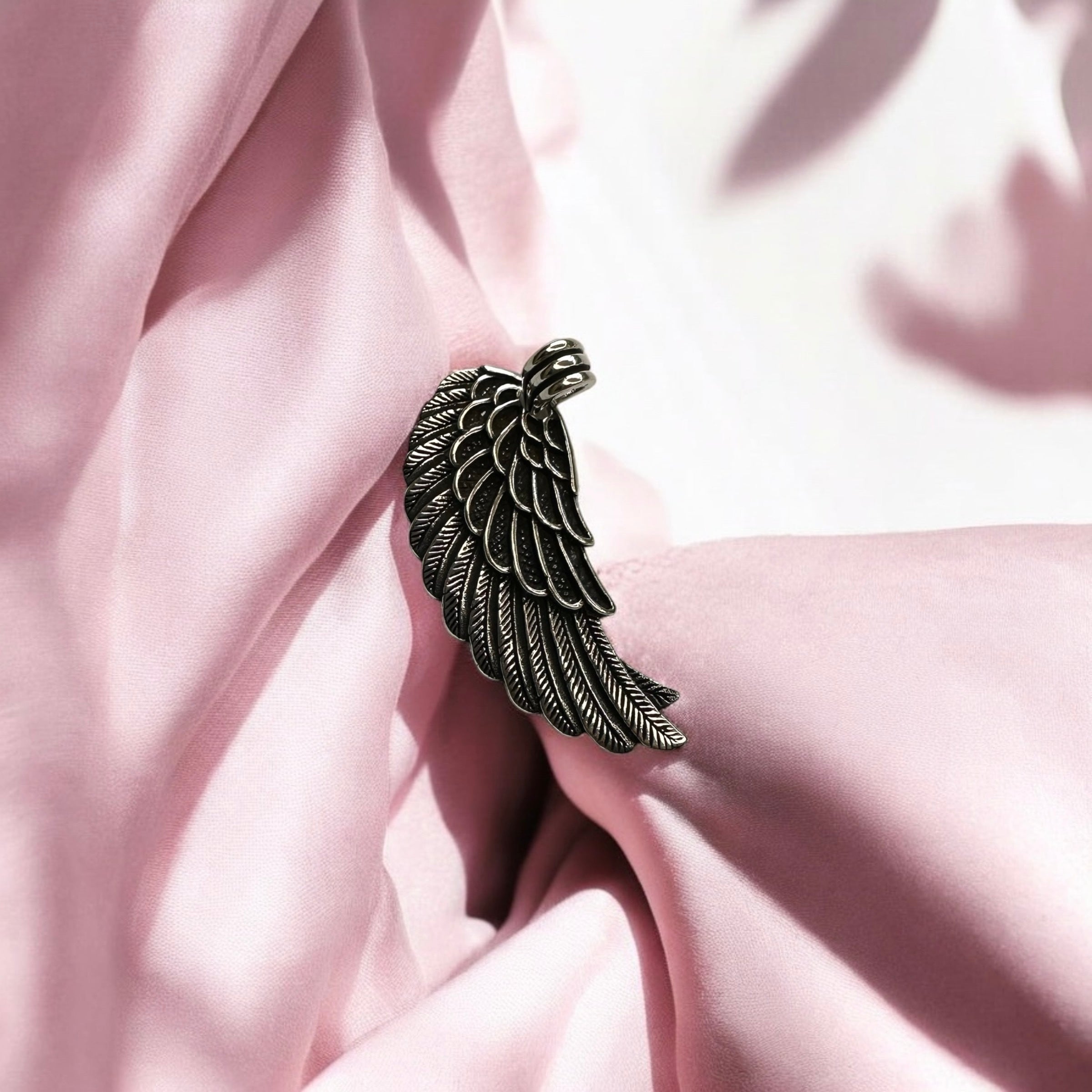925 Sterling Silver Winged Radiance Pendant