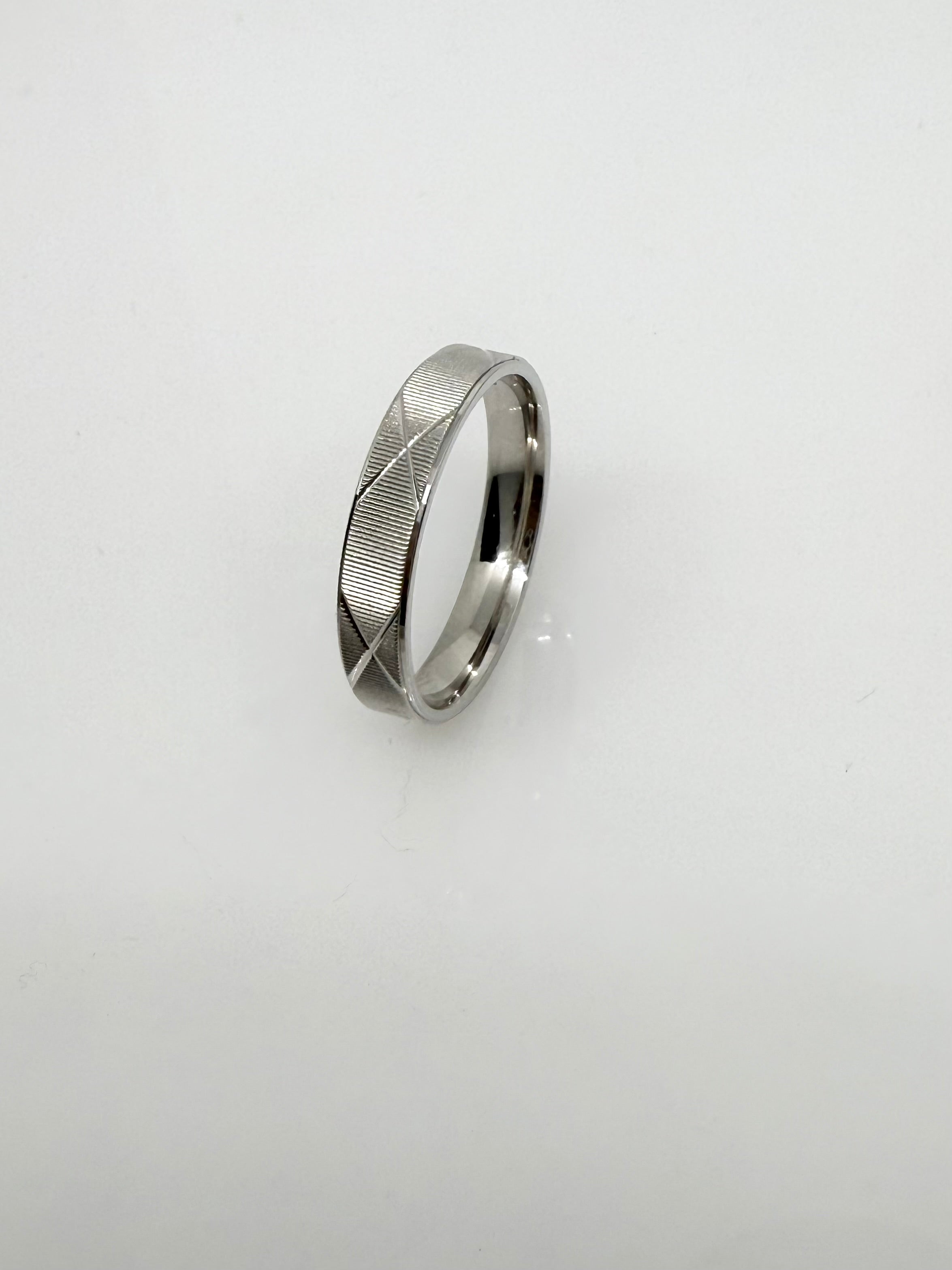 925 Sterling Silver Edge Ring Band | Thumb Ring | For Men | UNISEX