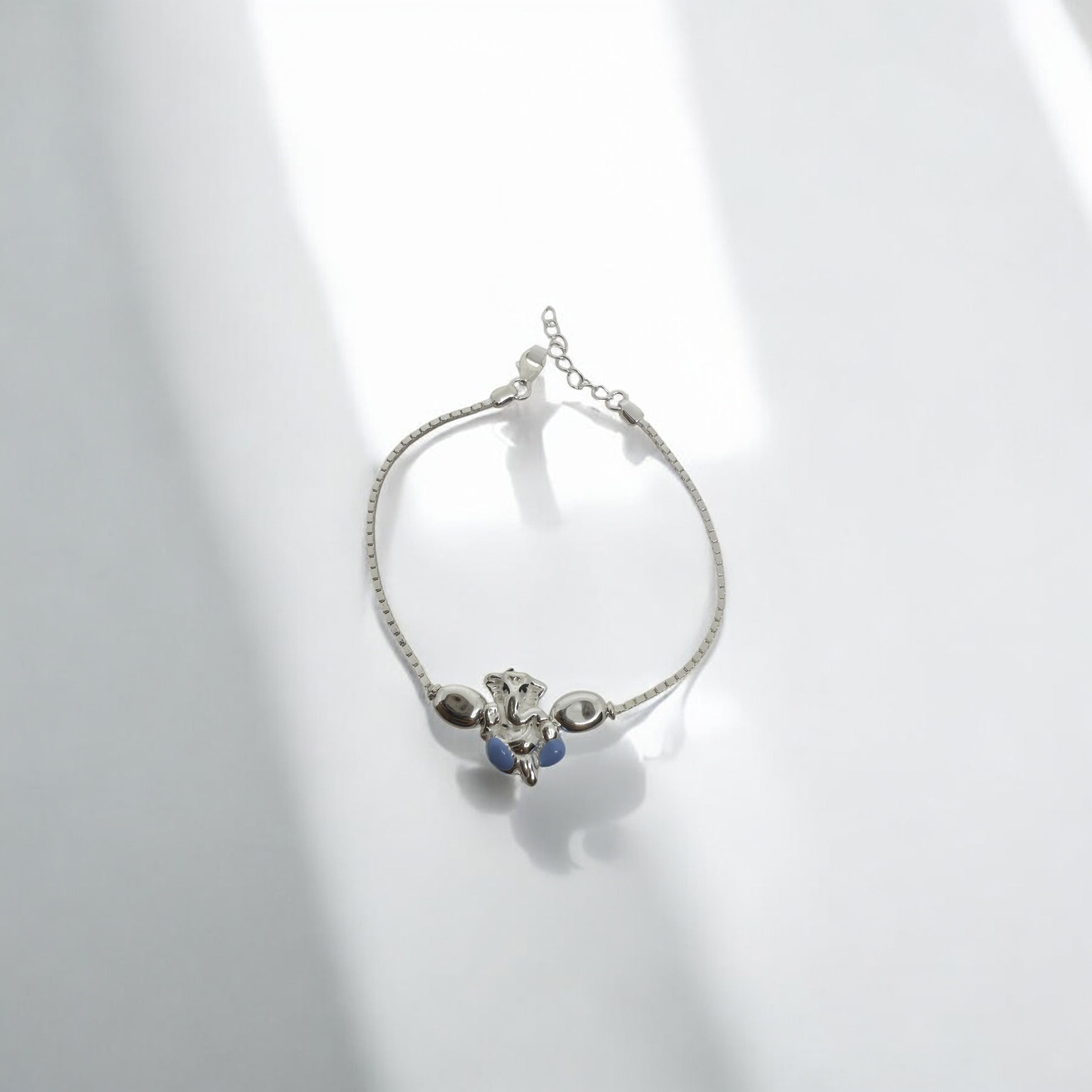 925 Sterling Silver Rakhi Bracelet | Ganesha