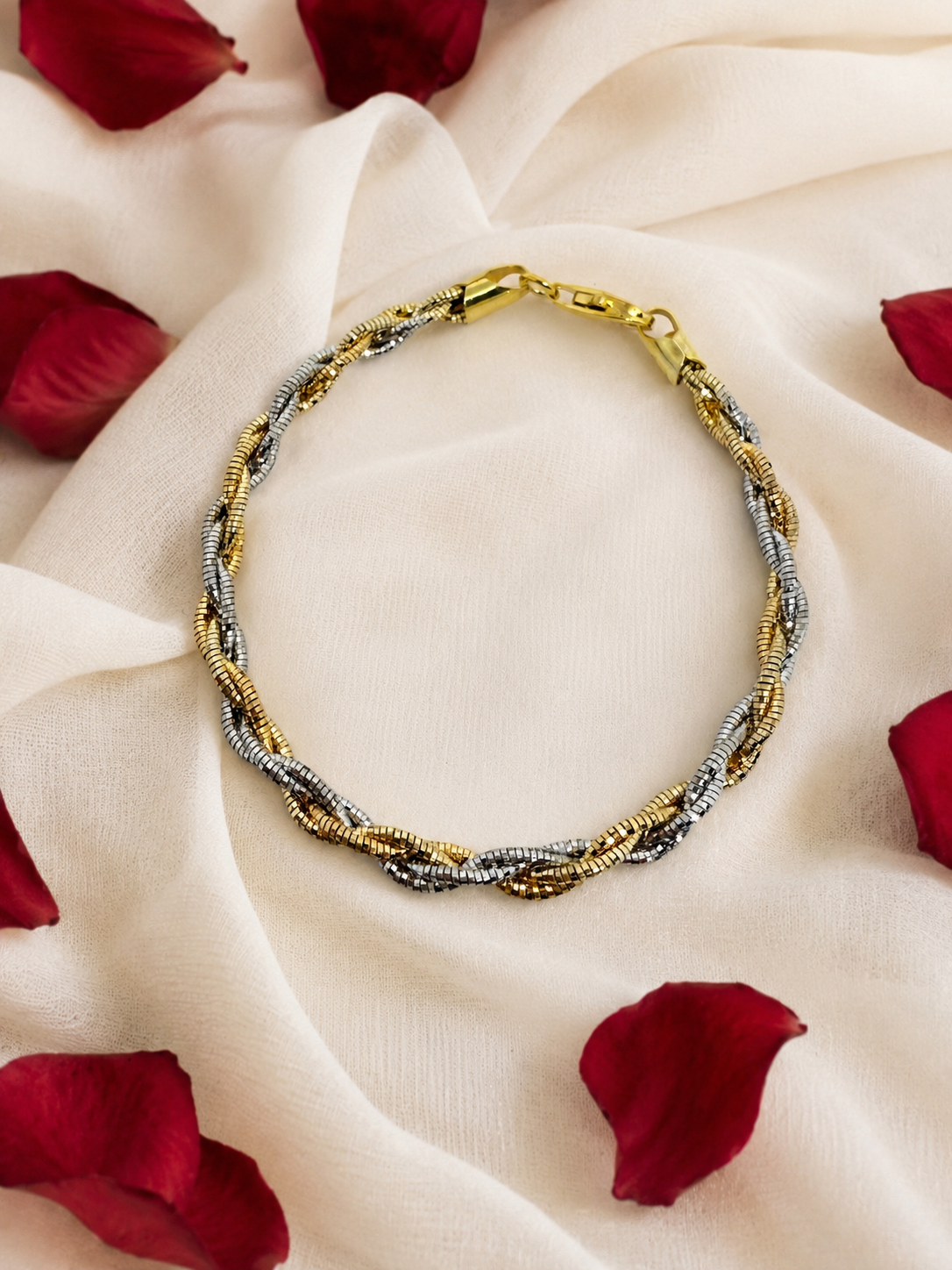 Multi Strand 925 Sterling Silver Italian Weave Bracelet | Twisted Bracelet