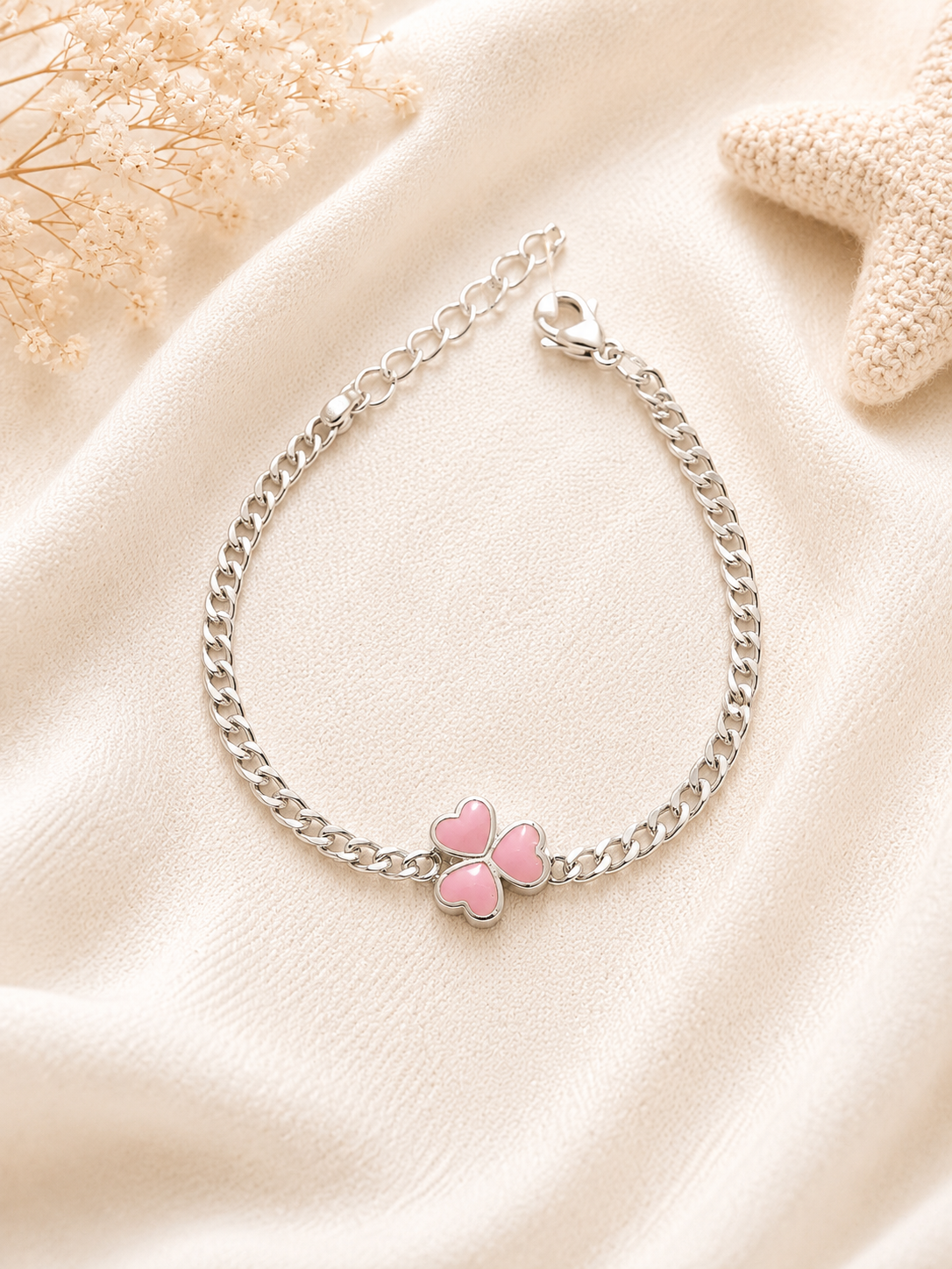 925 STERLING SILVER FLOWER BRACELET | KID’S BRACELET | KID’S RAKHI