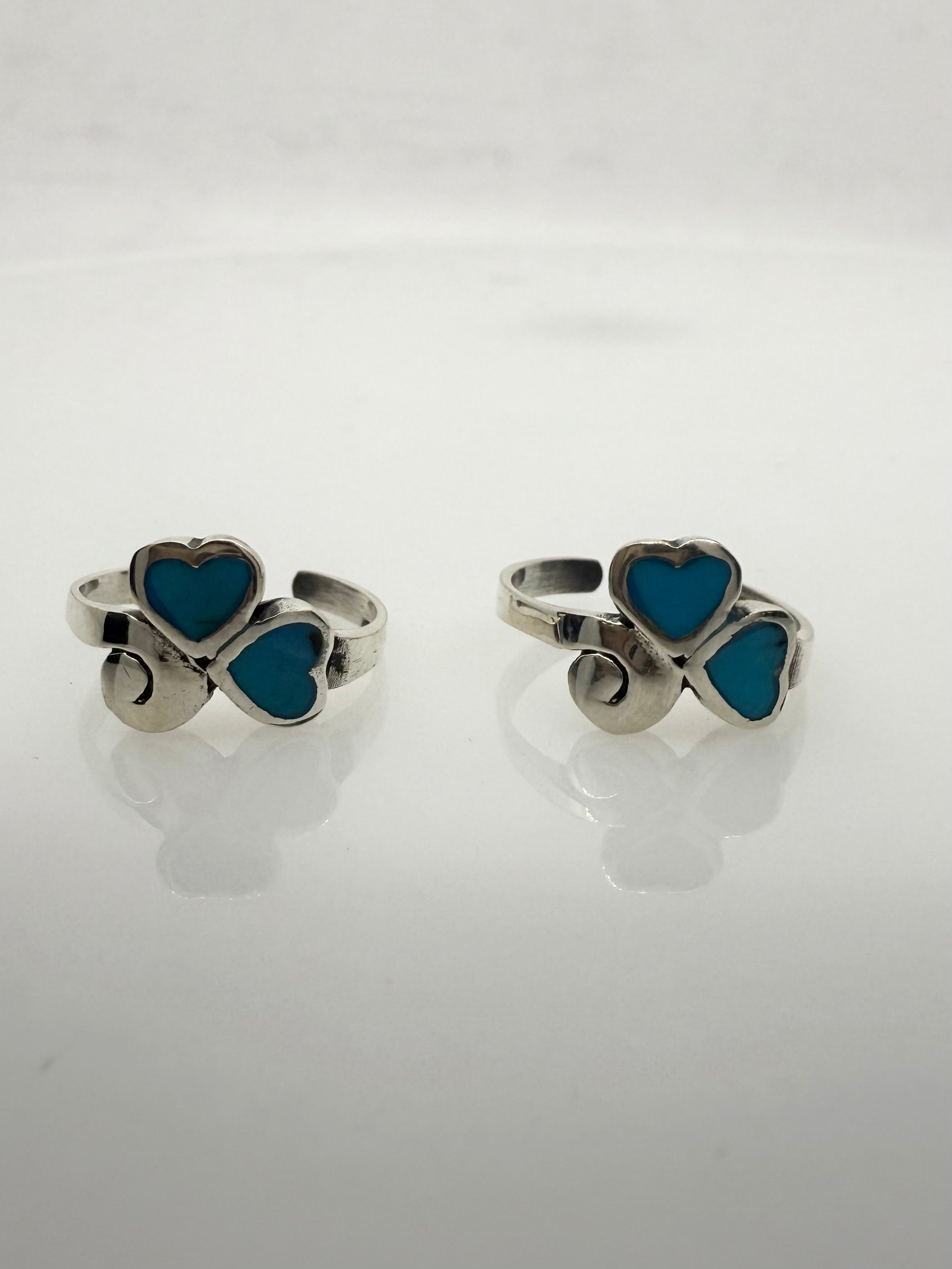 925 Sterling Silver Toe rings (2 rings) | Free size