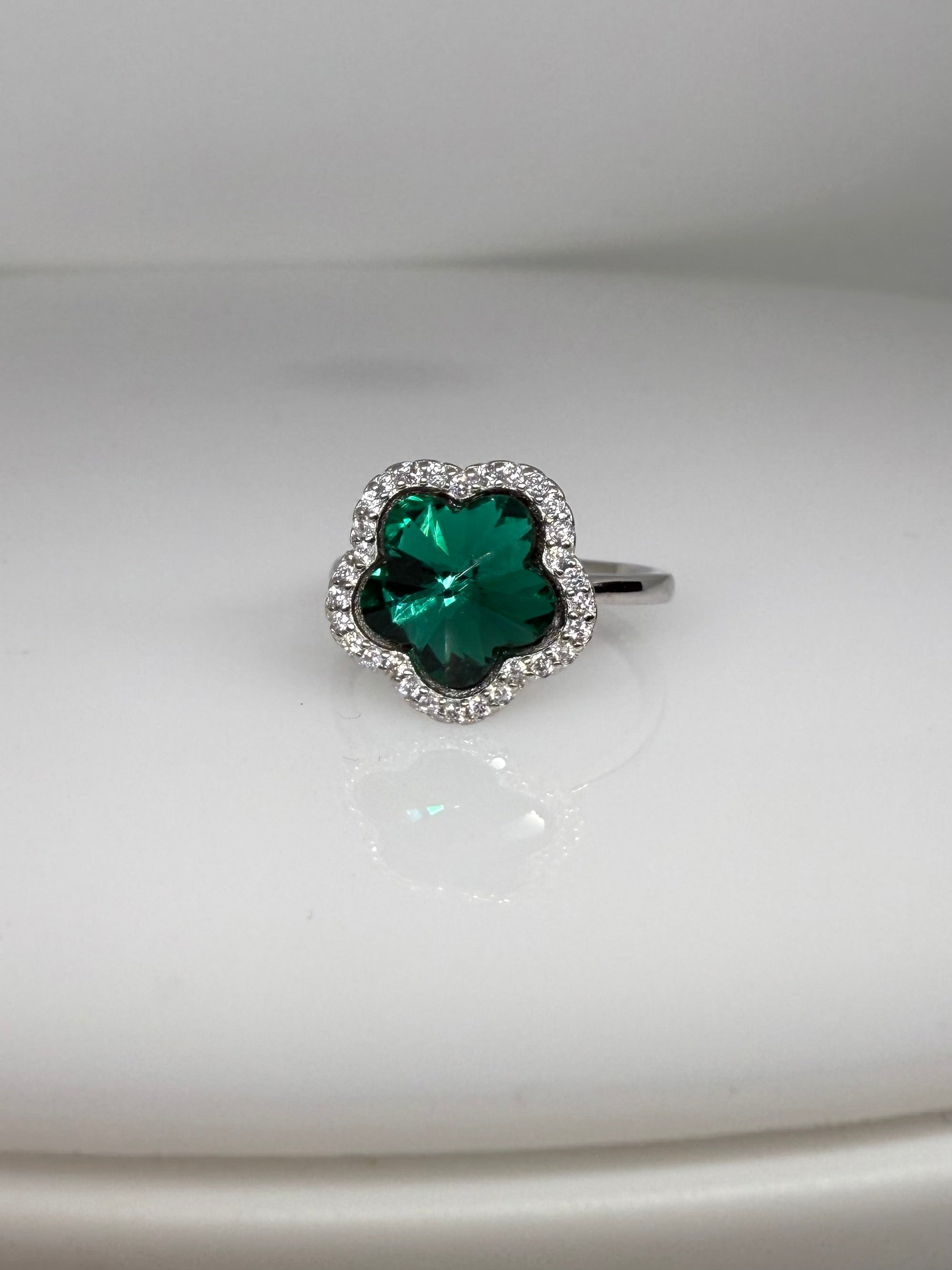 925 Sterling Silver Flora Women Ring