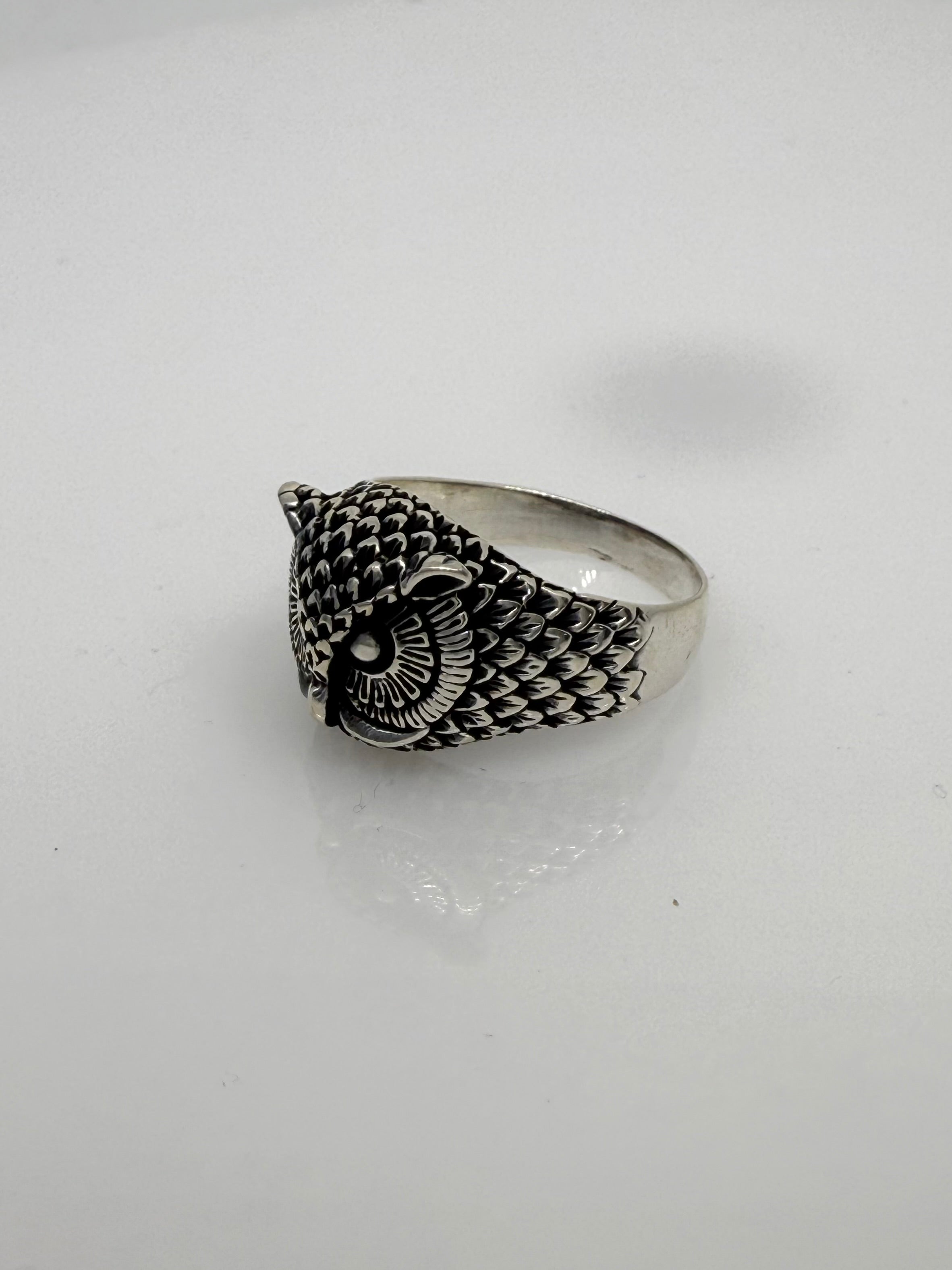 925 Sterling Silver Ring for Men | Hoot Crest