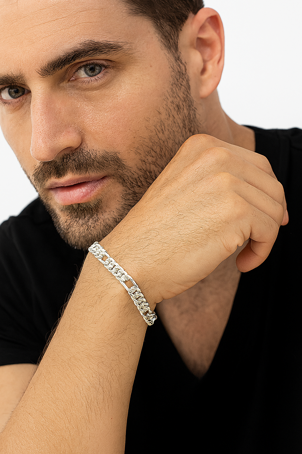 925 Sterling Silver Timeless Chain Men’s Bracelet