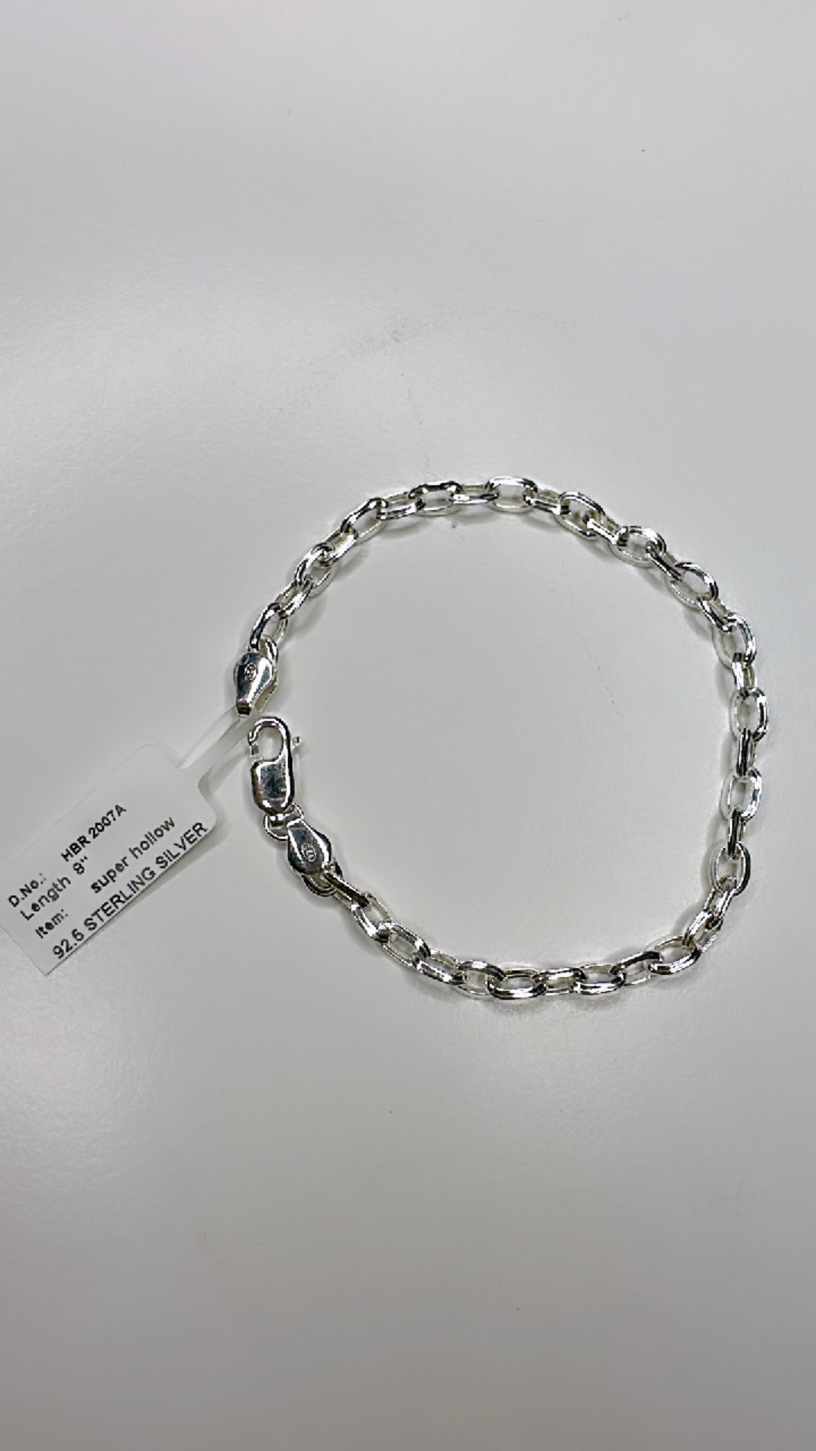 925 Sterling Silver link Men’s Bracelet