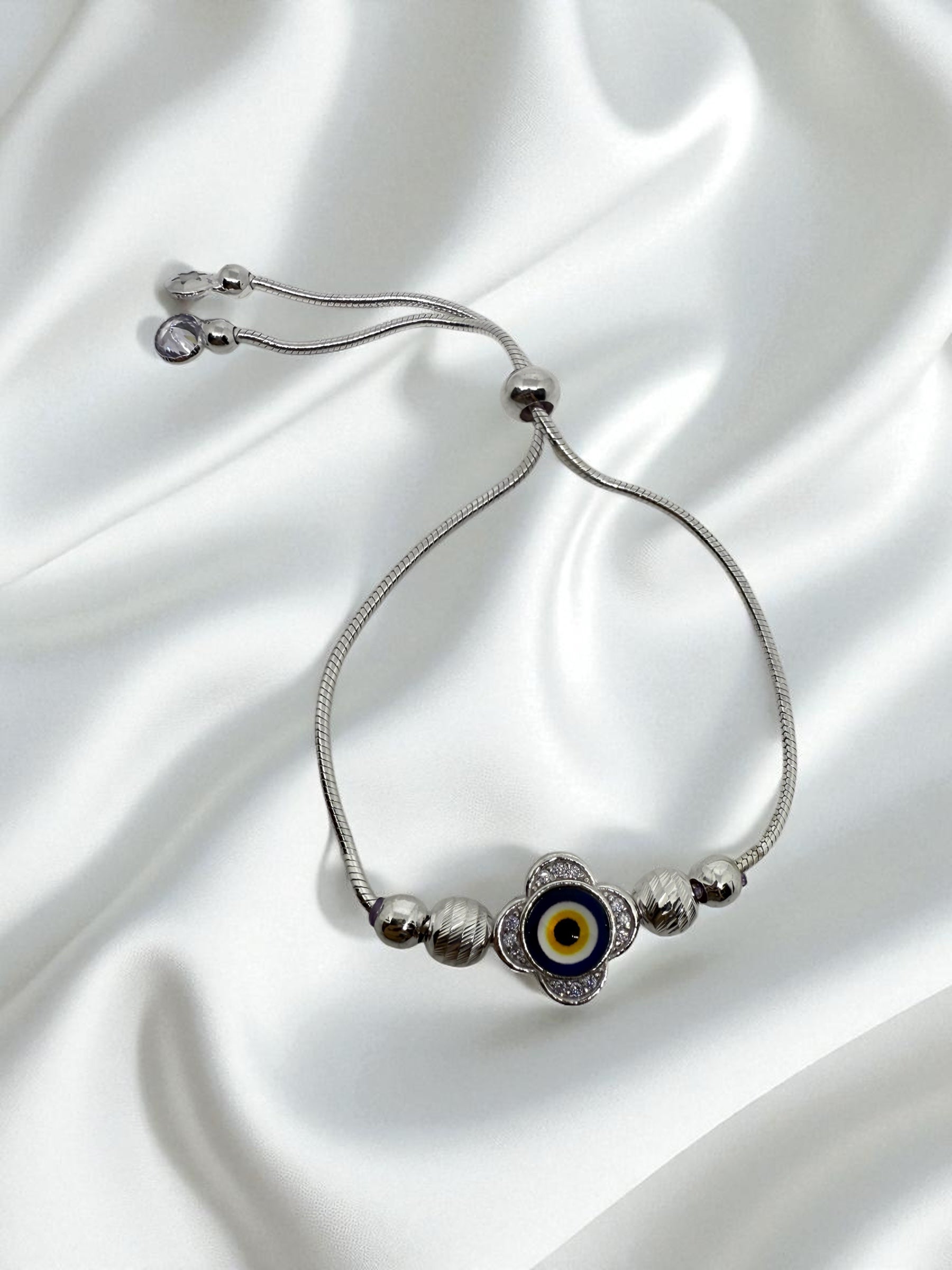 PREMIUM EVIL EYE 925 STERLING SILVER BRACELET | NAZAR IS REAL 🧿