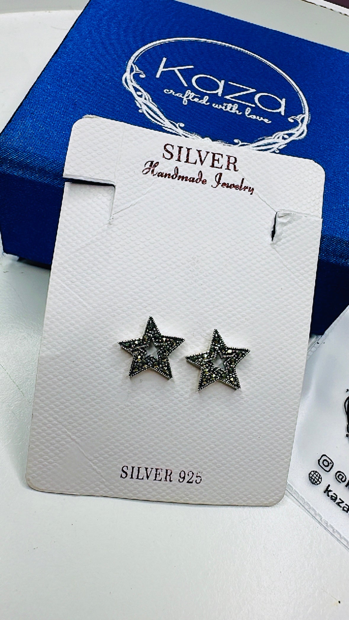 Silver Starburst Studs | 925 Sterling Silver Studs