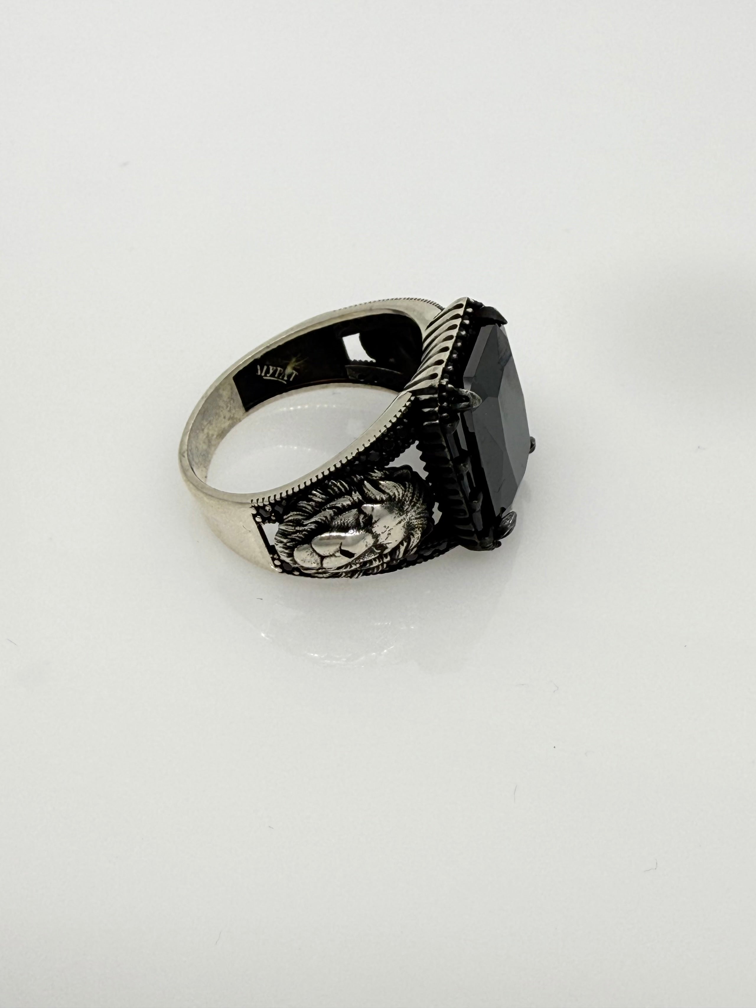925 Sterling Silver Ring for Men | Red Lion