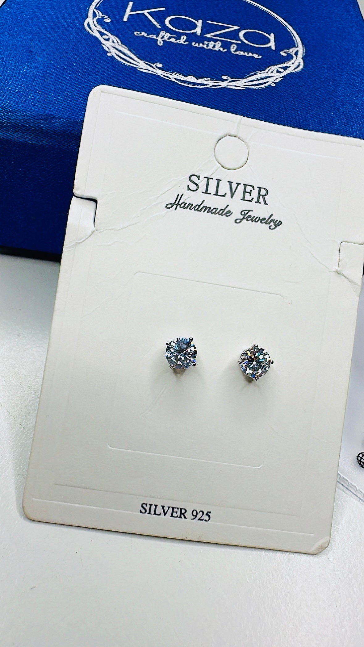 Solitaire Look Alike Small Studs | 925 Sterling Silver