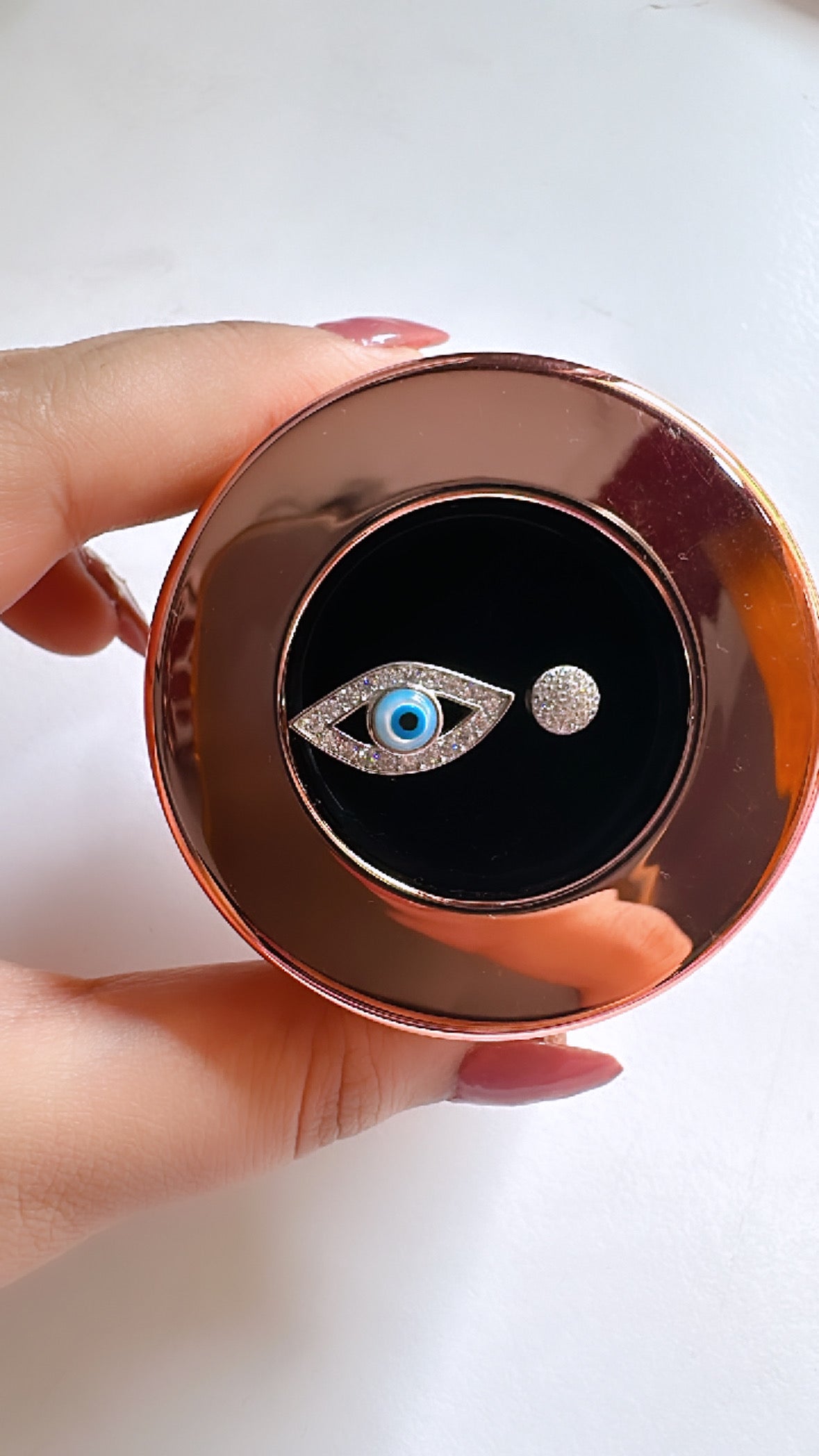 925 Sterling Silver Evil Eye 🧿 Women Ring