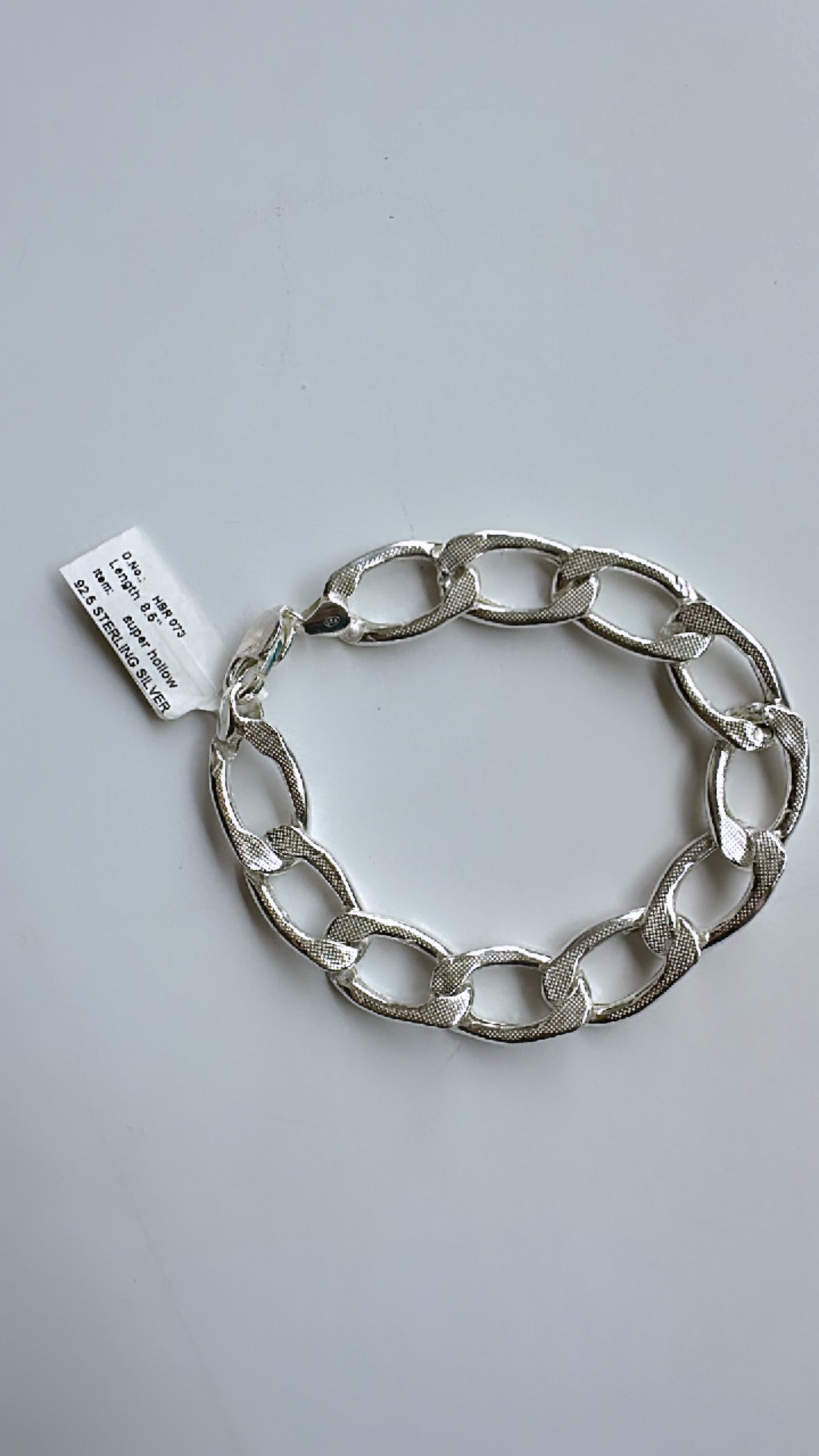 925 Sterling Silver Bold Ridge Men’s Bracelet