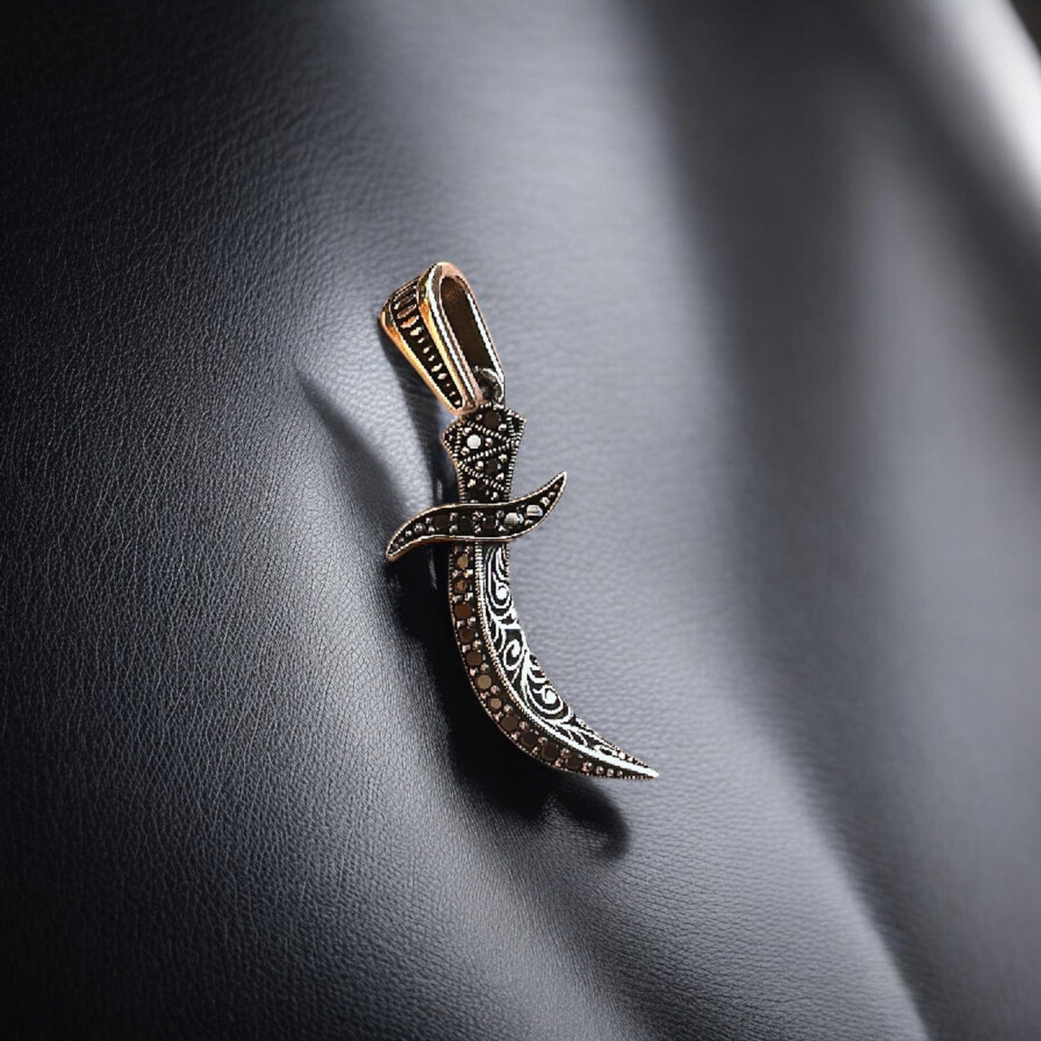 925 Sterling Silver Frost Sword Pendant