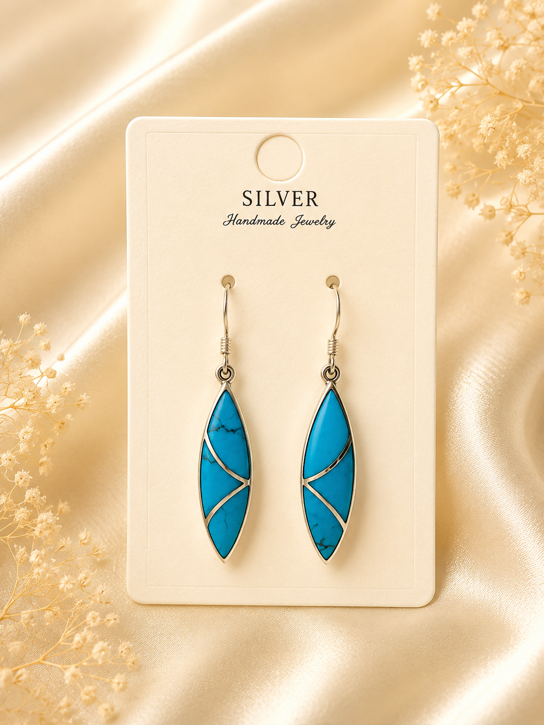 925 Sterling Silver Ocean Vine Earrings