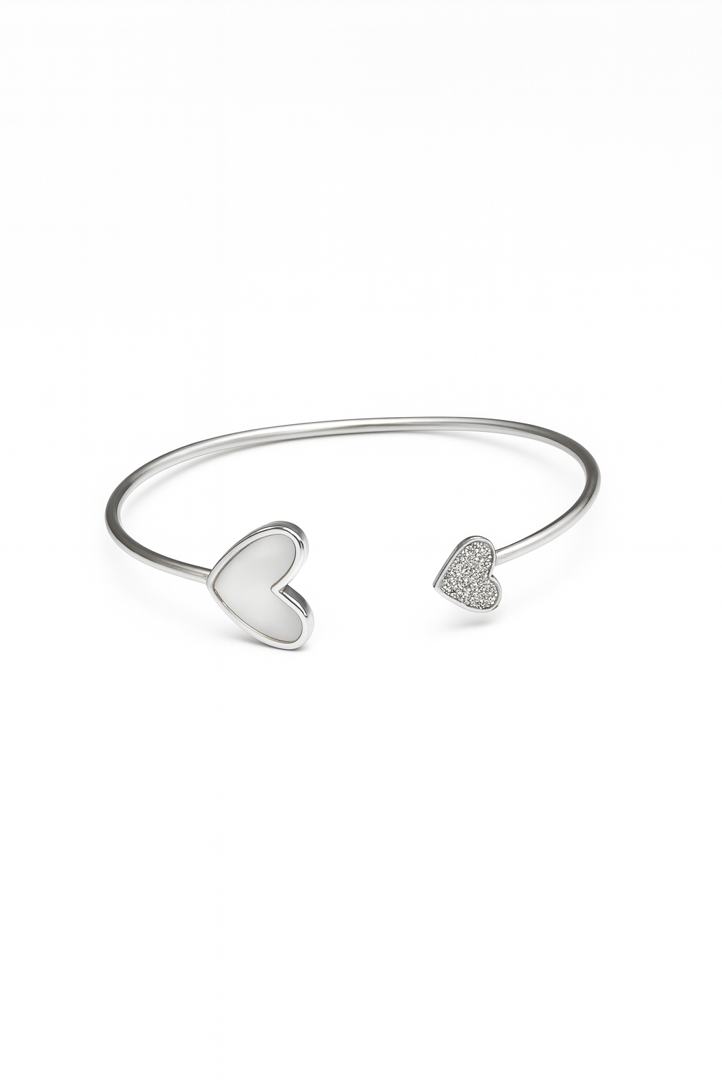 925 Sterling Silver Openable Eternal Love Bangle Bracelet | For Her