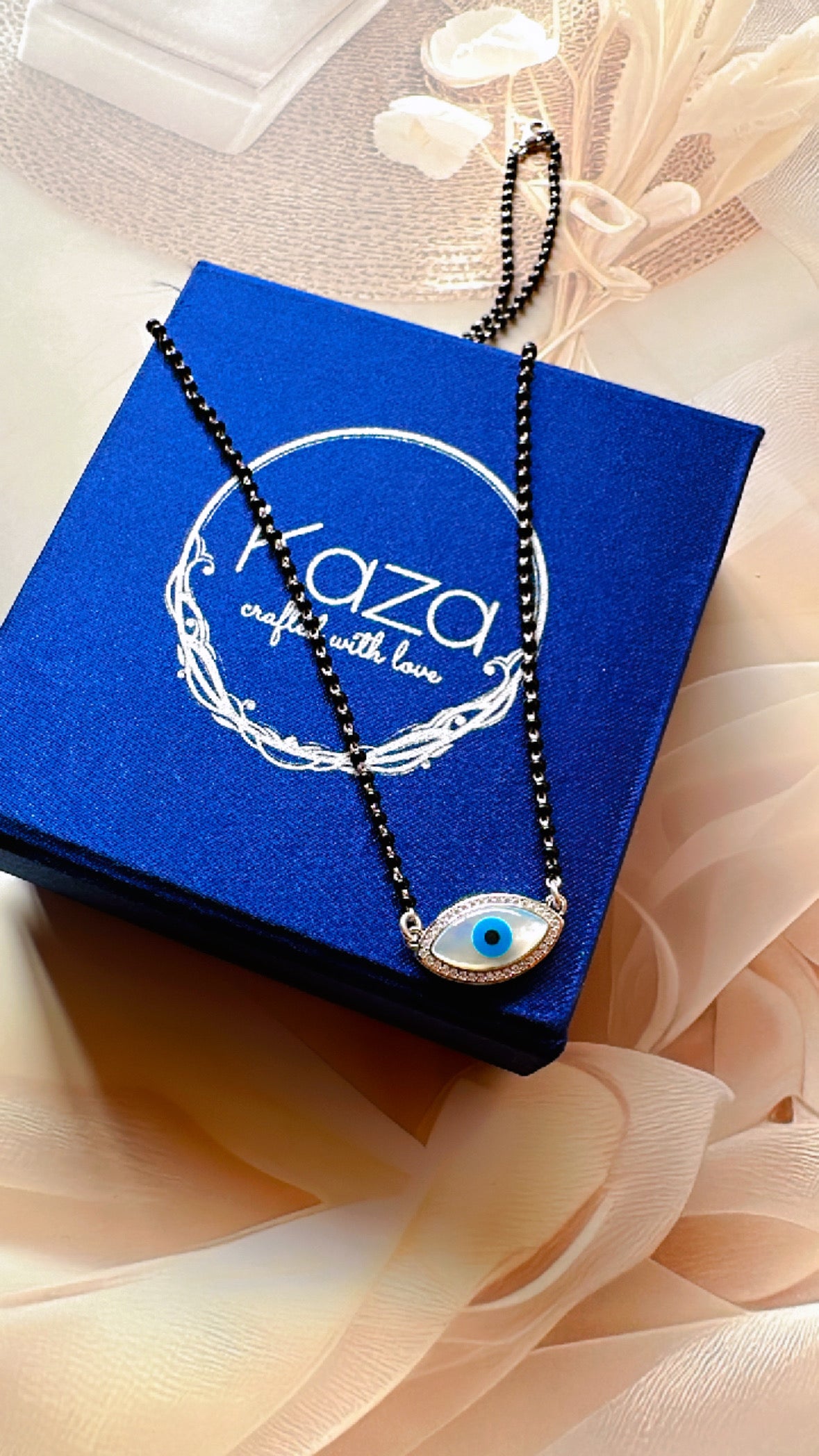 EVIL EYE MANGALSUTRA | 925 STERLING SILVER