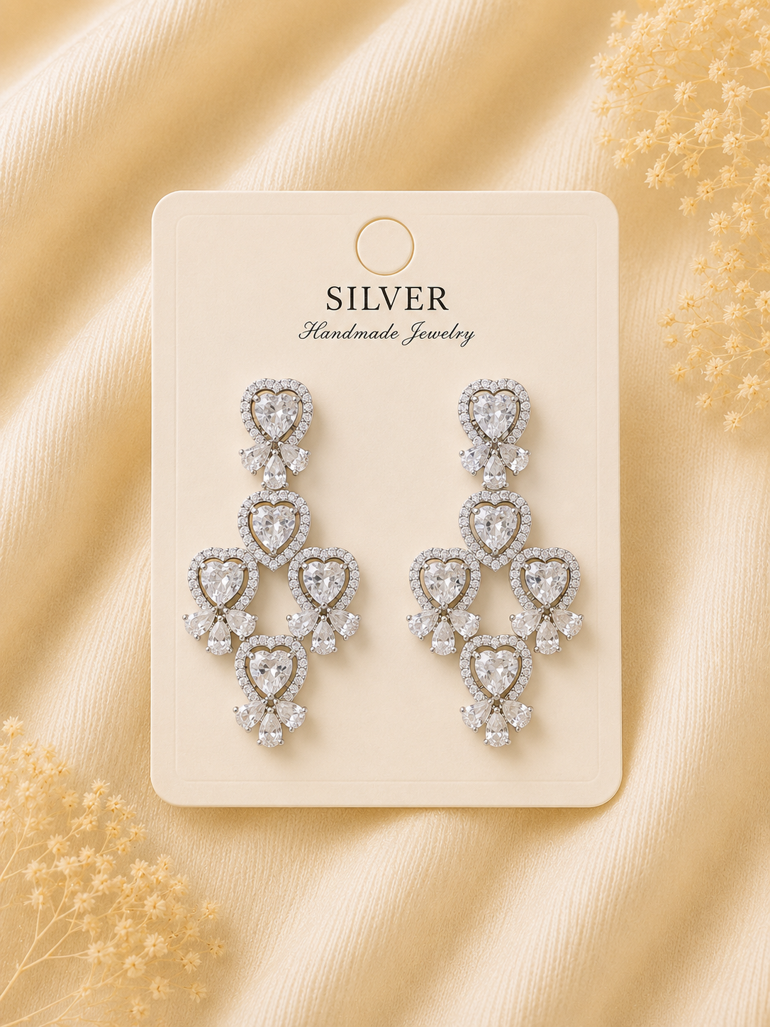 925 Sterling Silver Cupid Earrings