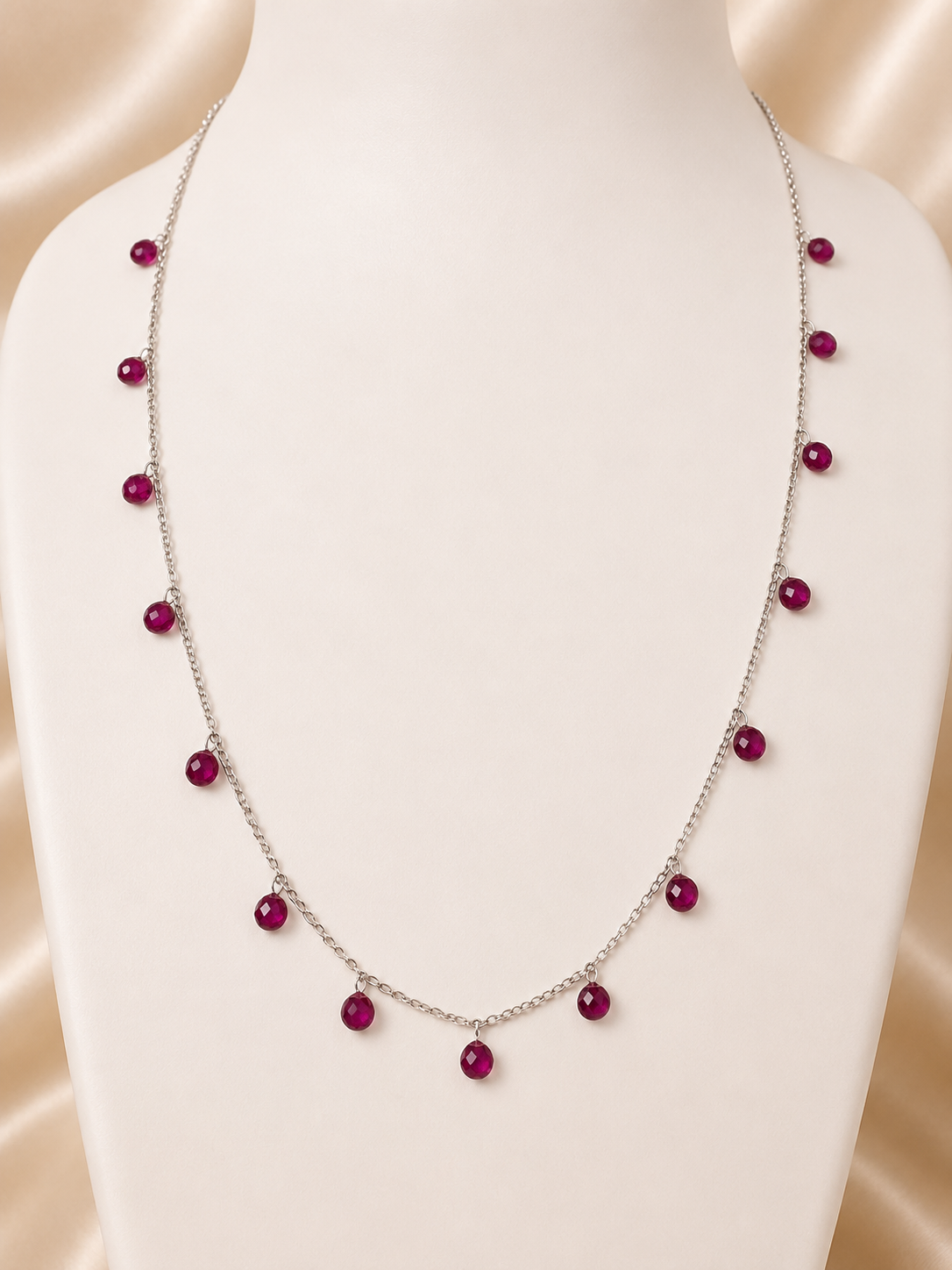 925 Sterling Silver Berry Queen Neckpiece