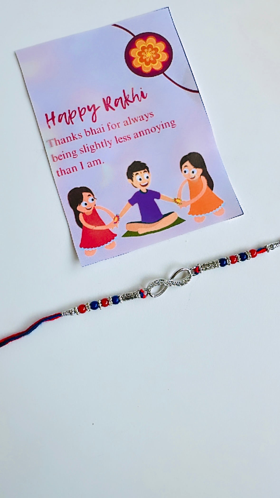 925 Sterling Silver Rakhi | Infinity