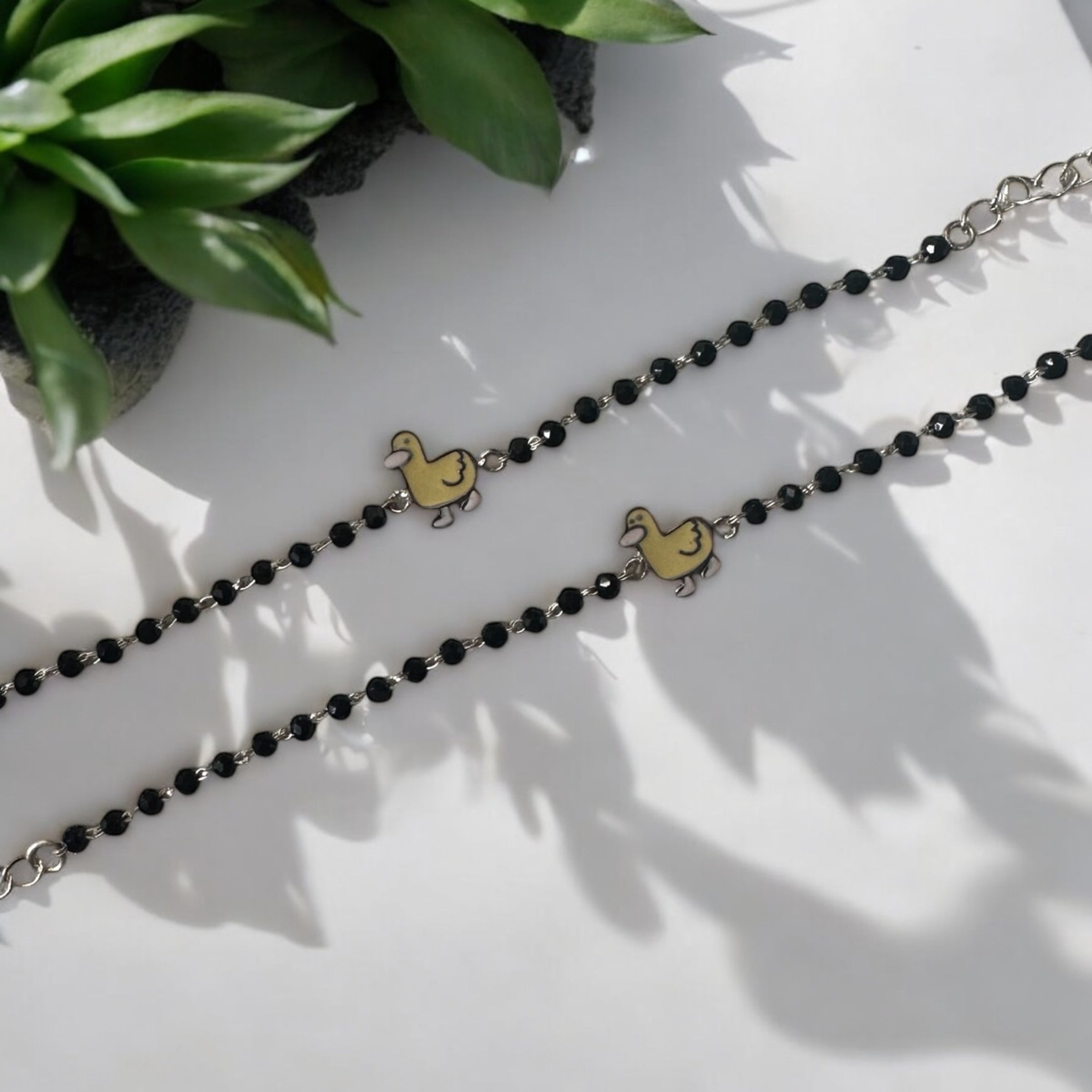 925 Tweety Duckling Charm cartoon bracelet | For kids