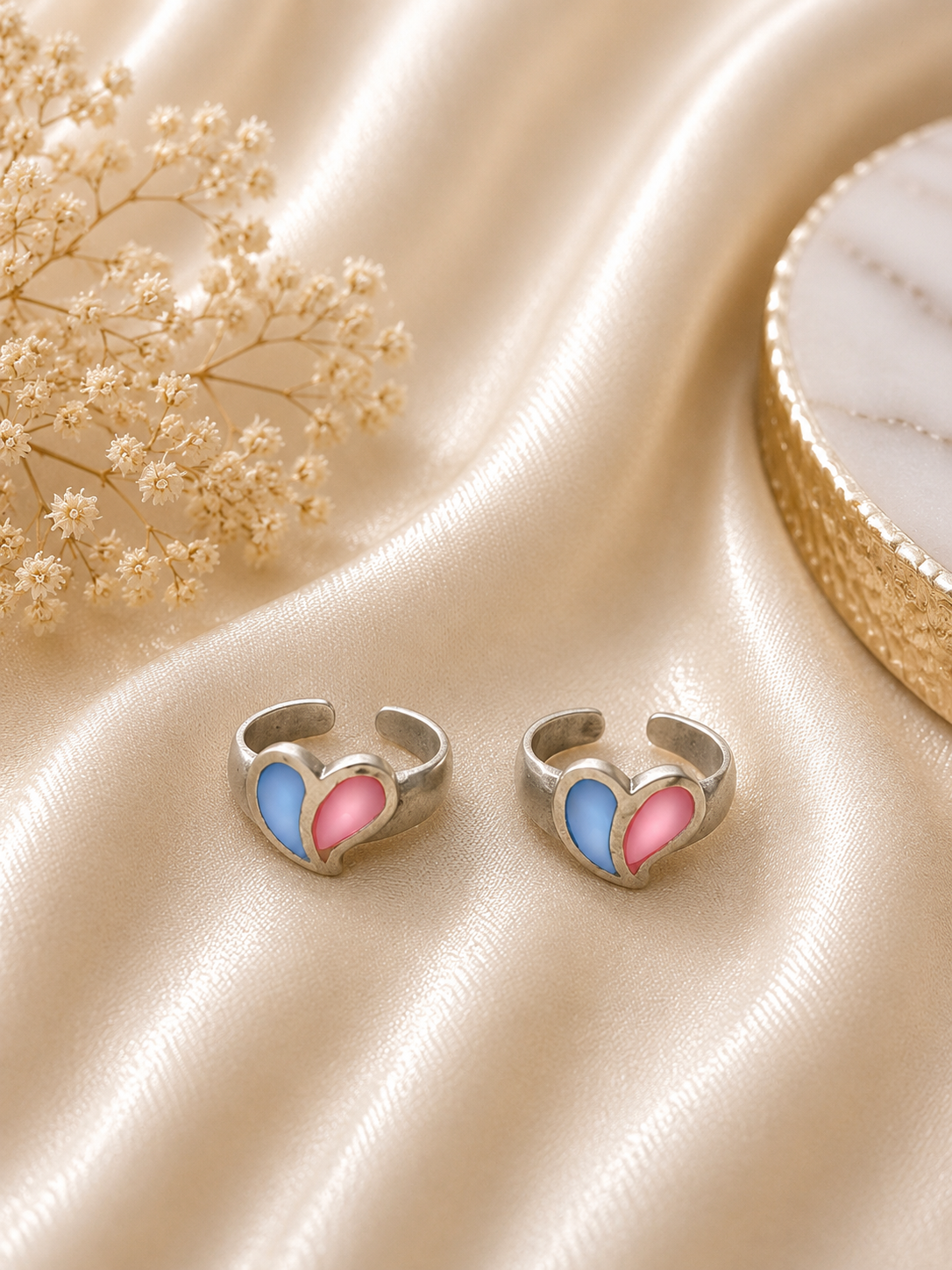 925 Sterling Silver Toe rings (2 rings) | Free size