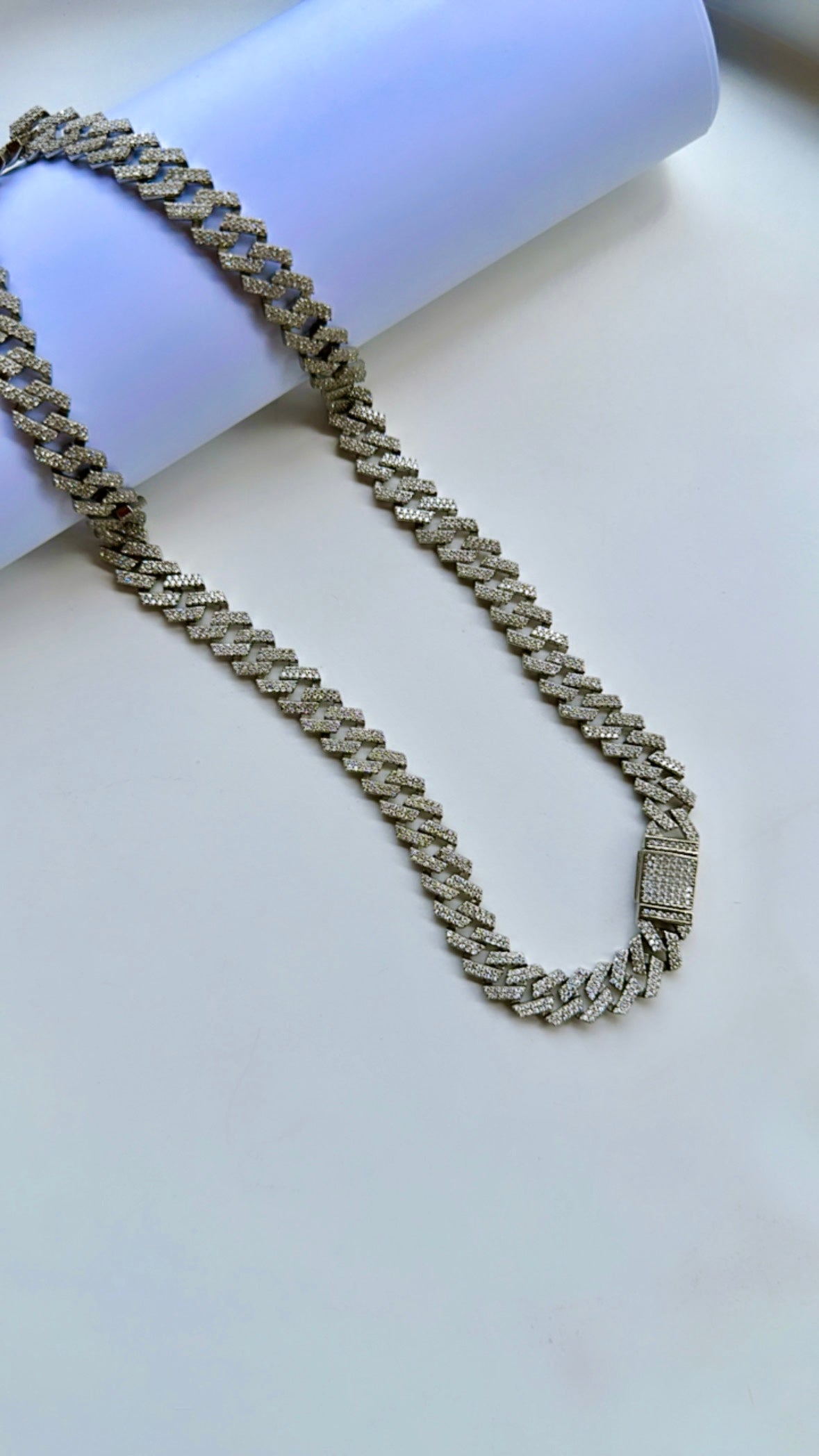 925 Sterling Silver Signature Cuban Men’s Chain