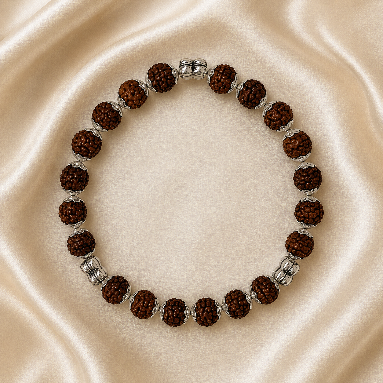 925 Sterling Silve Rudraksha Bracelet