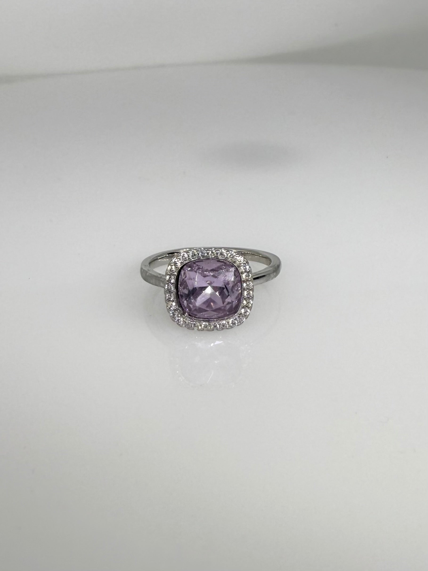 925 Sterling Silver Lilac Glow Women Ring