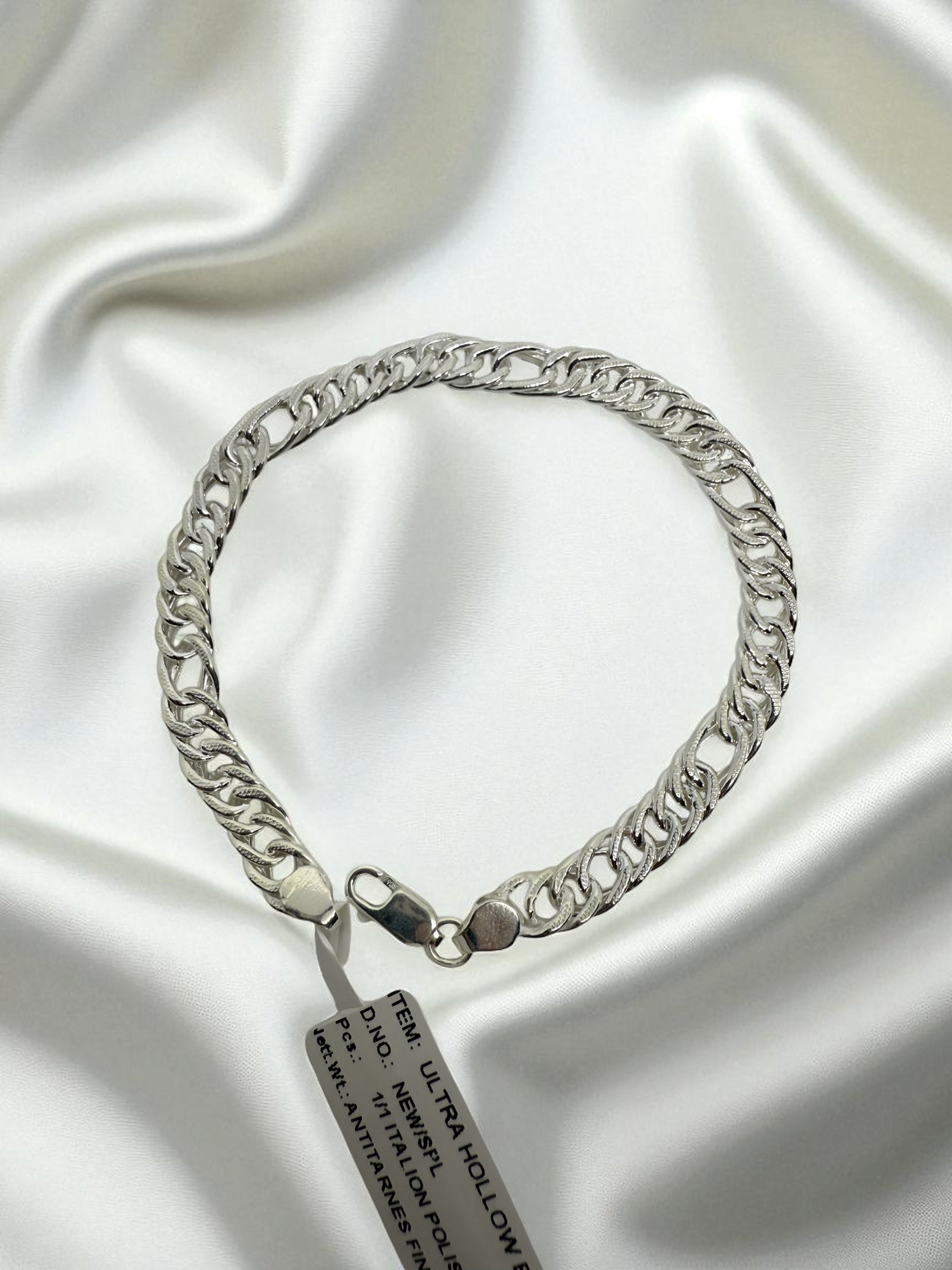 925 Sterling Silver link Men’s Bracelet
