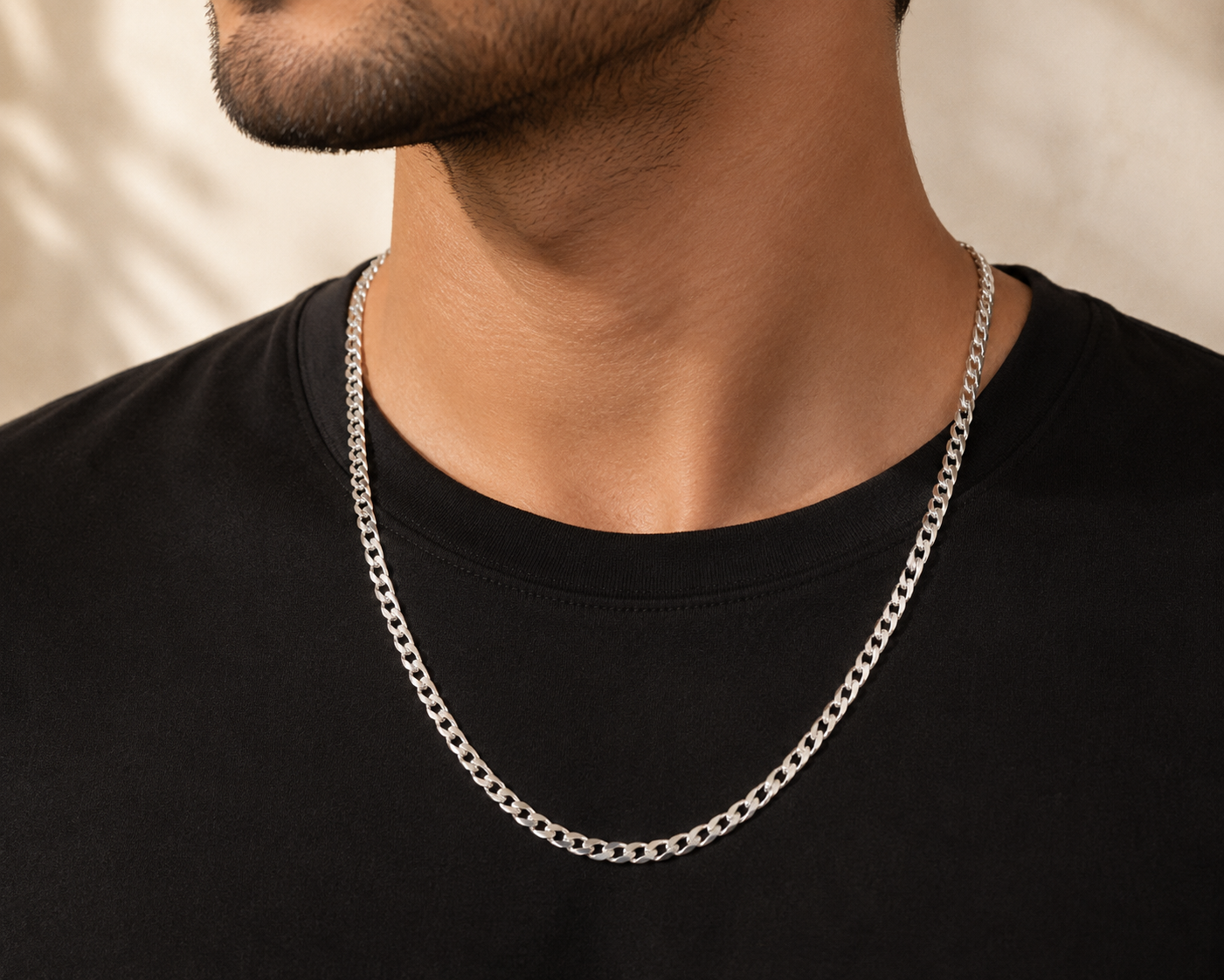 925 Sterling Silver Verona Figaro Chain