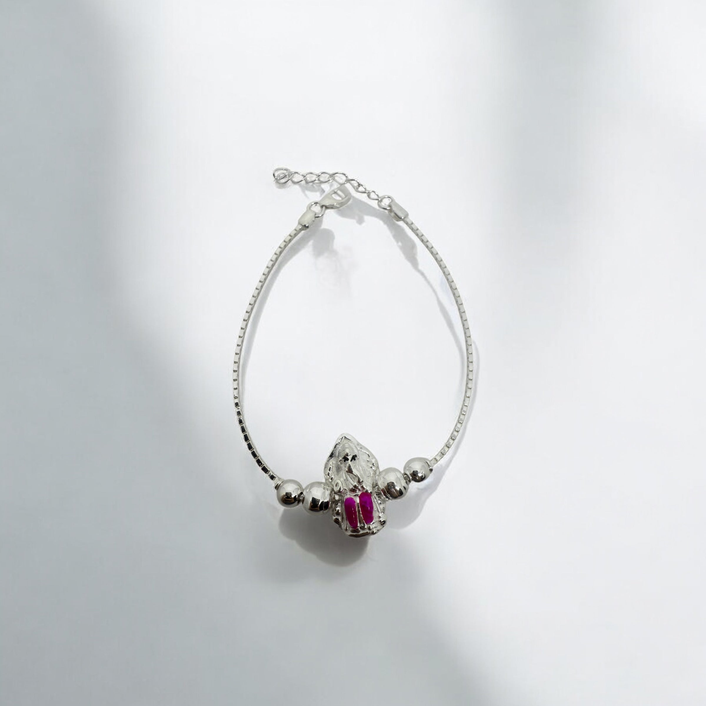 925 Sterling Silver Rakhi Bracelet | Ganesha