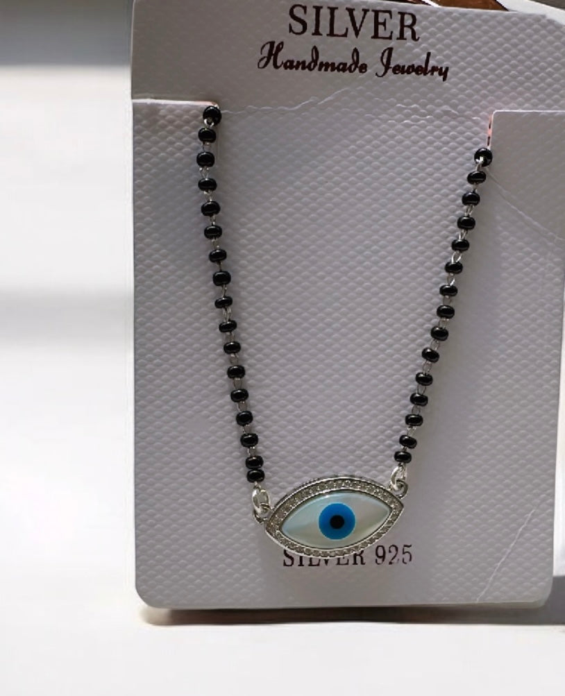 EVIL EYE MANGALSUTRA | 925 STERLING SILVER