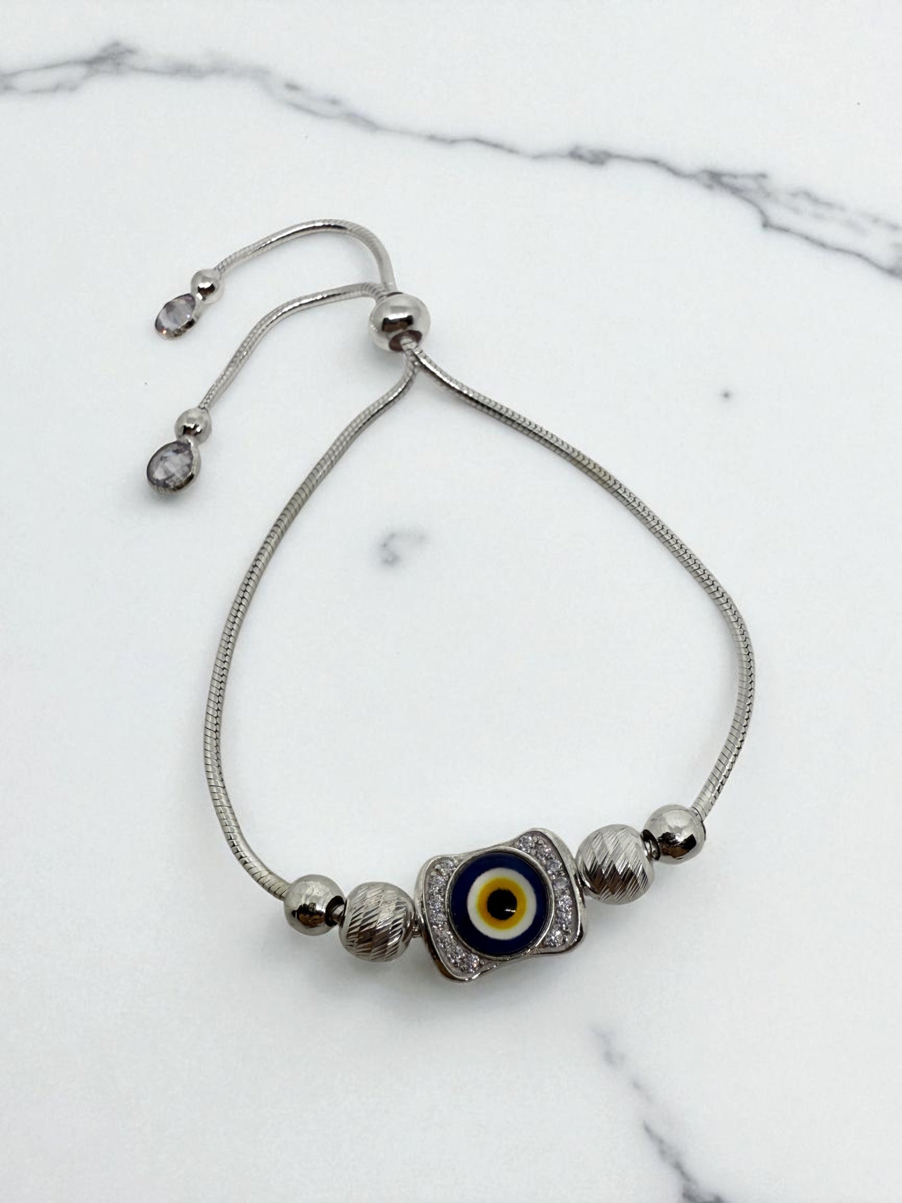 PREMIUM EVIL EYE 925 STERLING SILVER BRACELET | NAZAR IS REAL 🧿