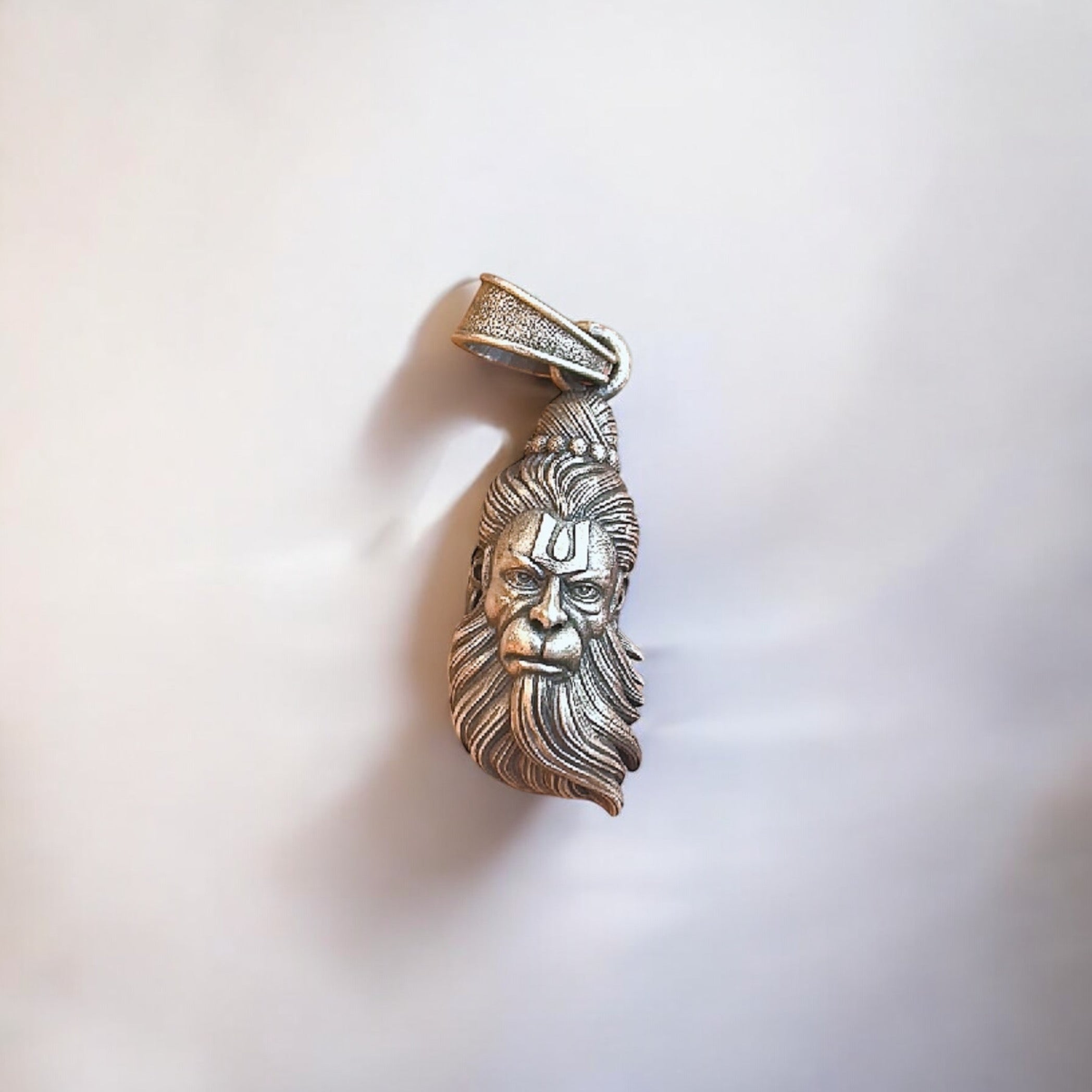 925 Sterling Silver Vajra Hanuman Pendant