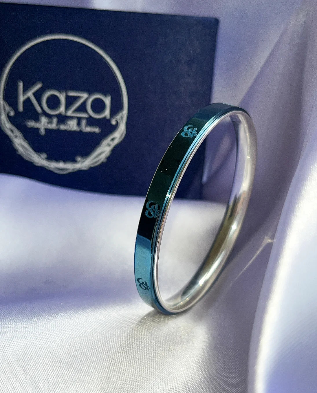 925 Silver Men’s Kada | BLUE