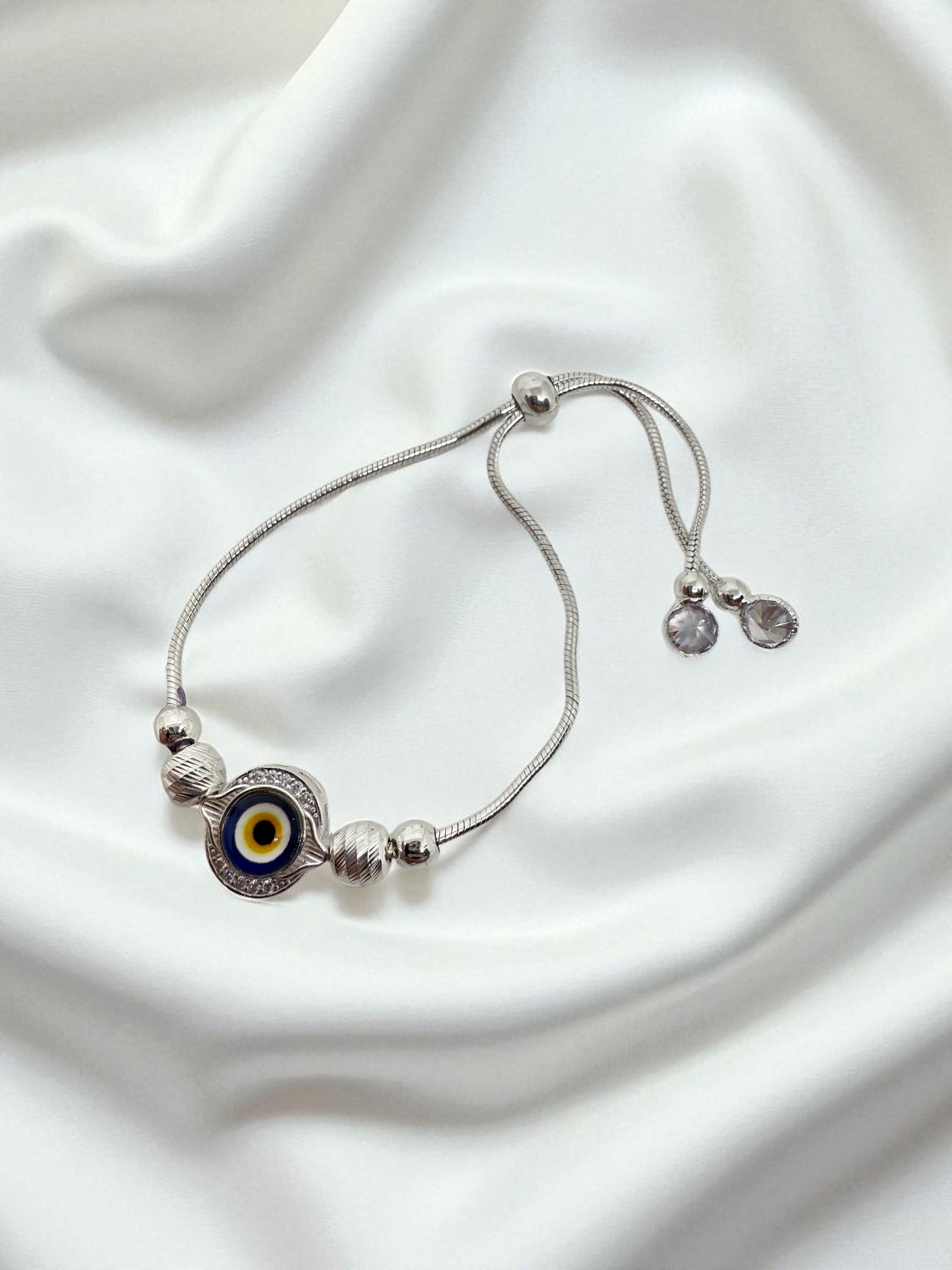 PREMIUM EVIL EYE 925 STERLING SILVER BRACELET | NAZAR IS REAL 🧿