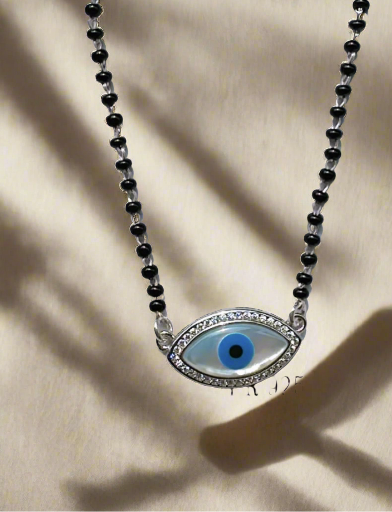 EVIL EYE MANGALSUTRA | 925 STERLING SILVER