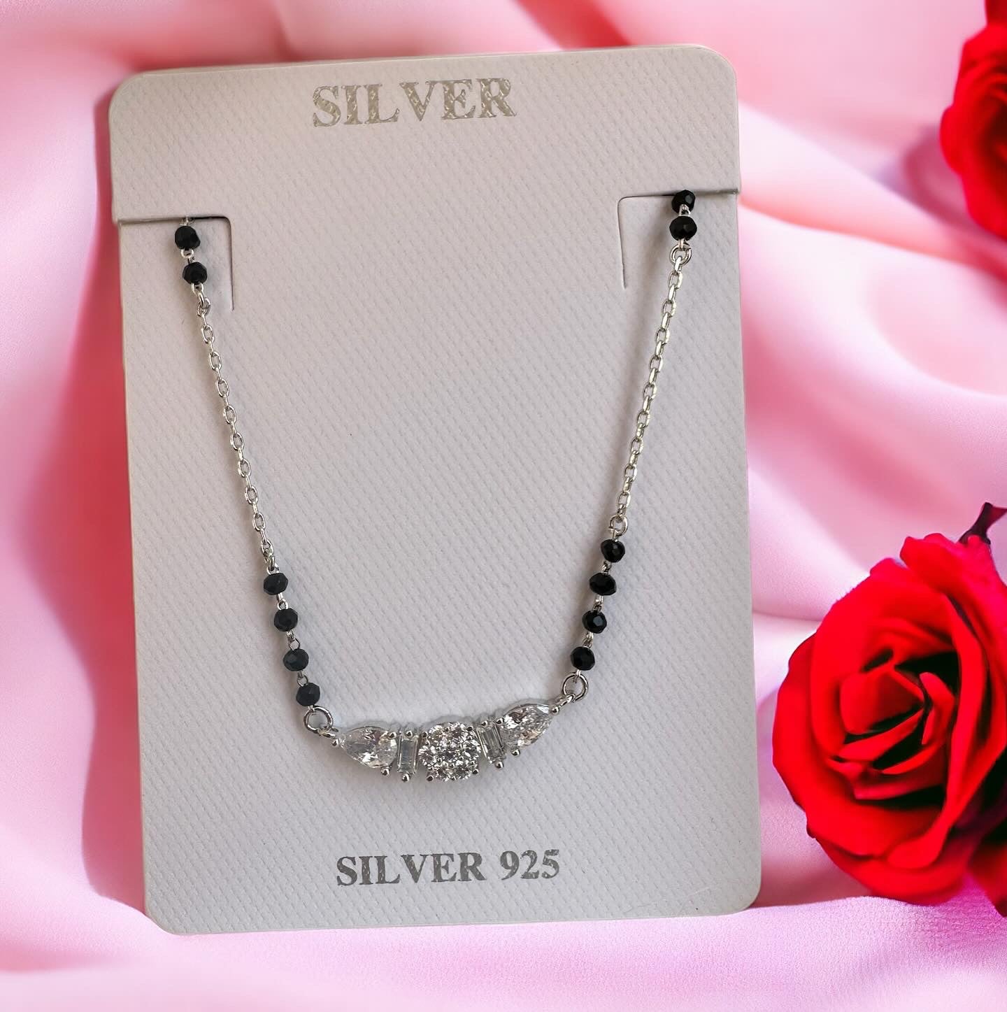 TRIO CHARM MANGALSUTRA | 925 STERLING SILVER